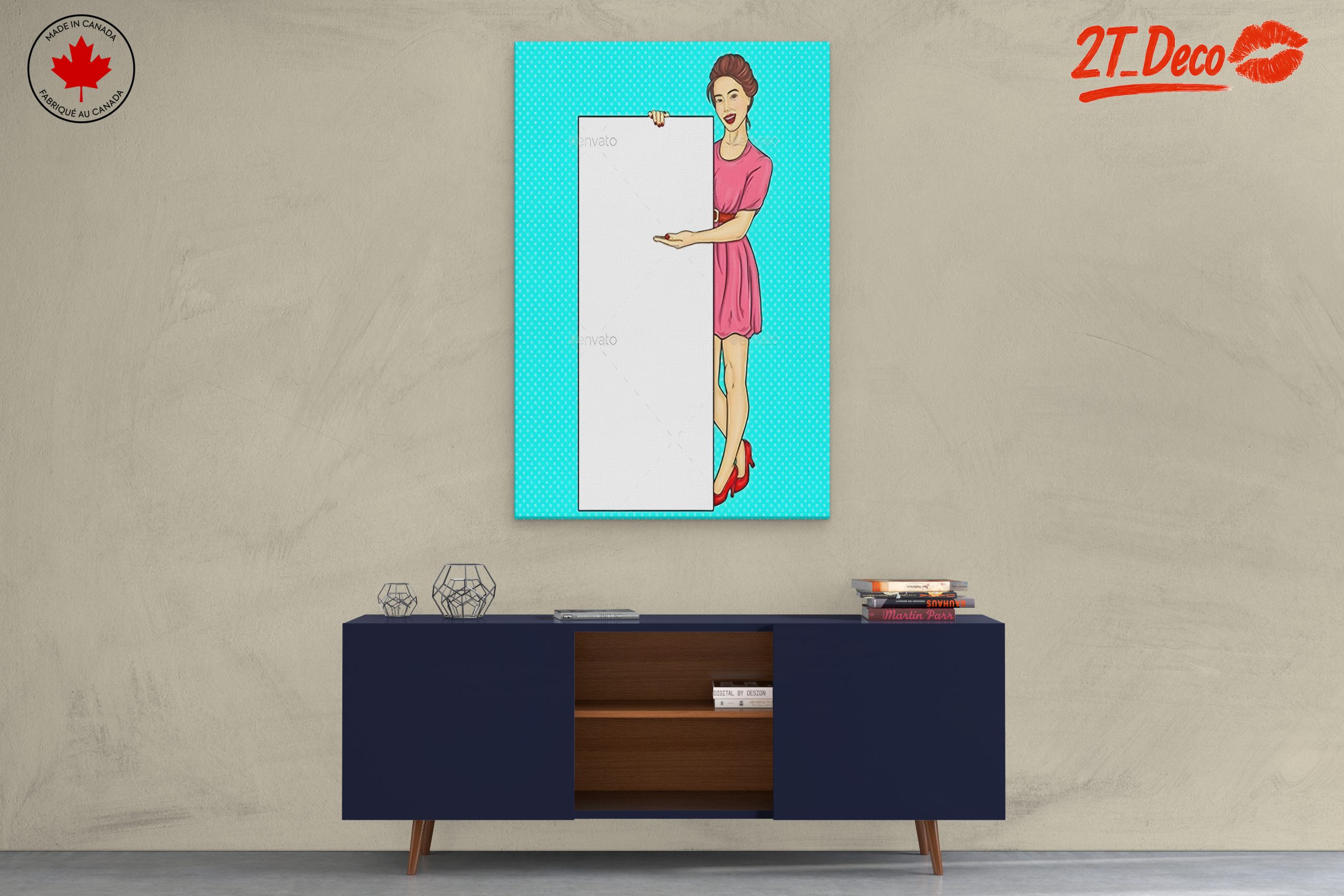 Retro Style Pop Art Woman - Image 3