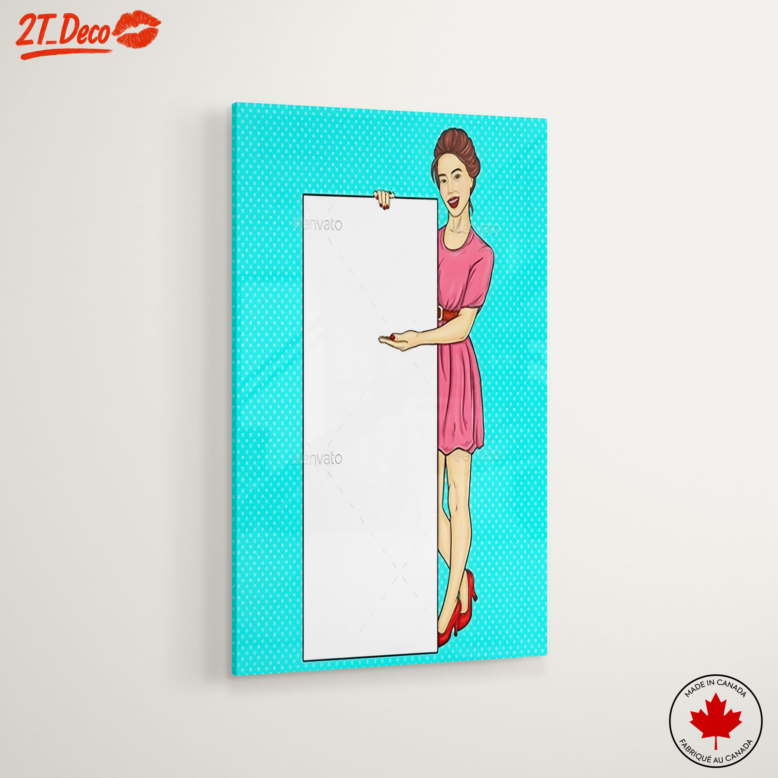 Retro Style Pop Art Woman - Image 6