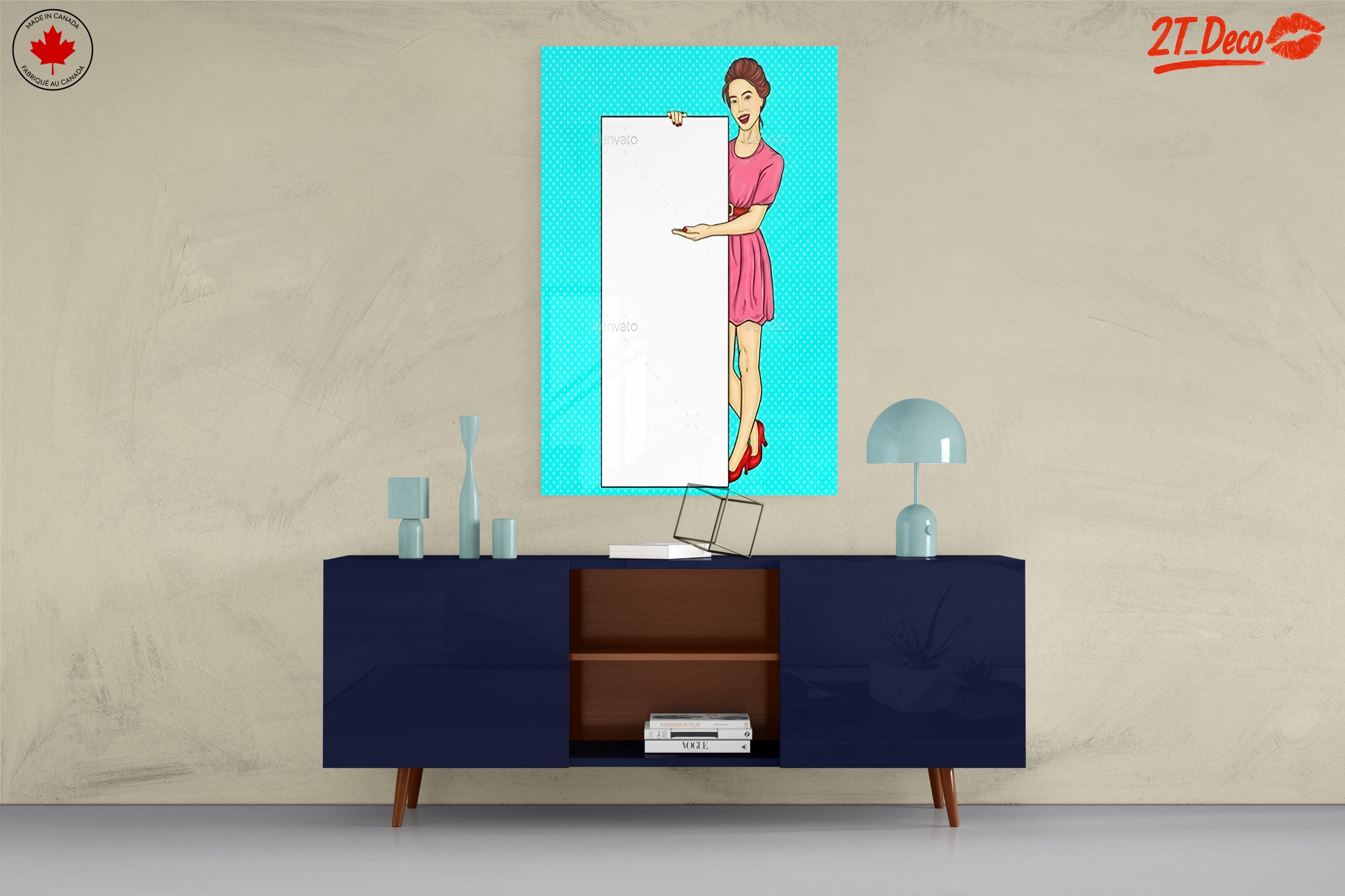 Retro Style Pop Art Woman - Image 8