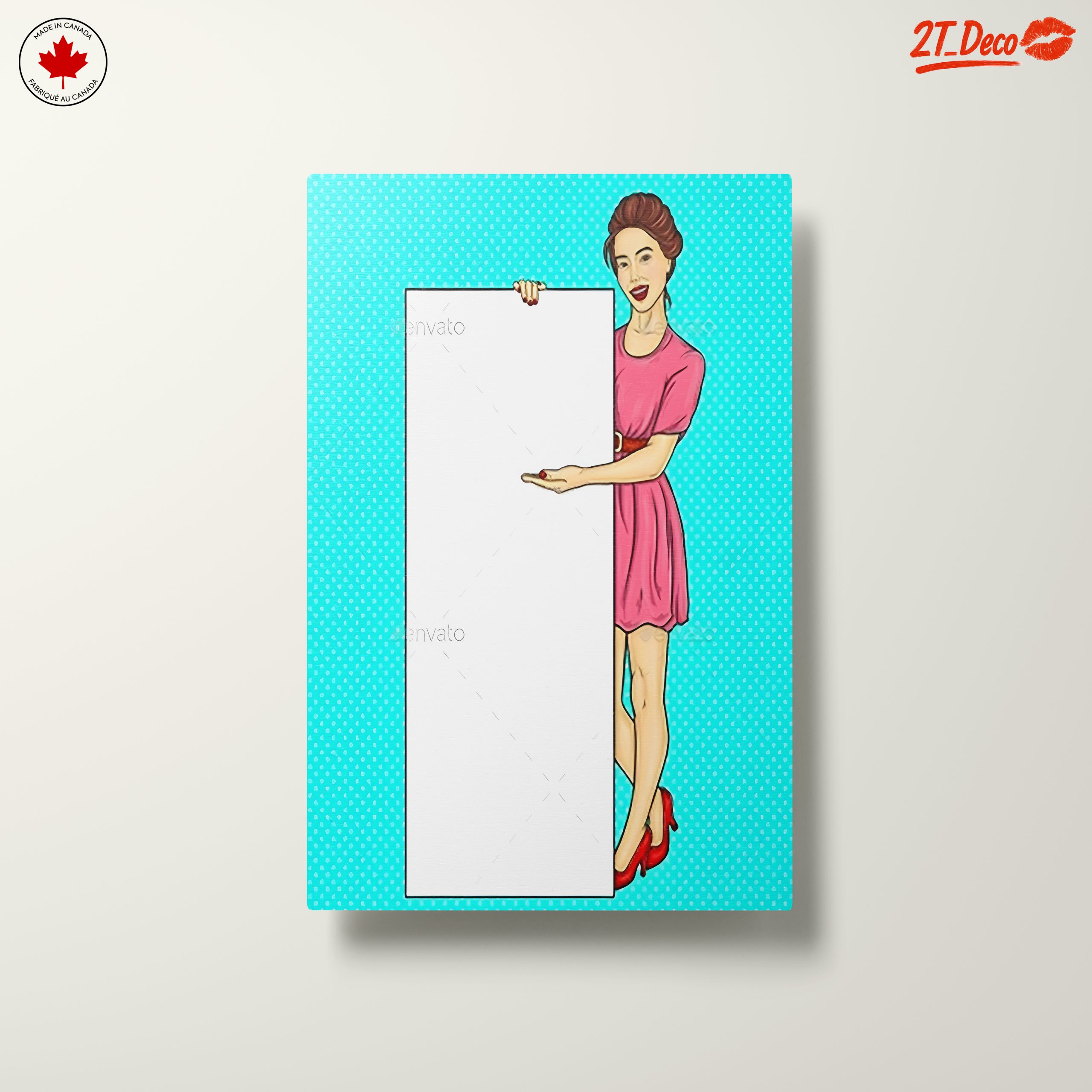 Retro Style Pop Art Woman - Image 10
