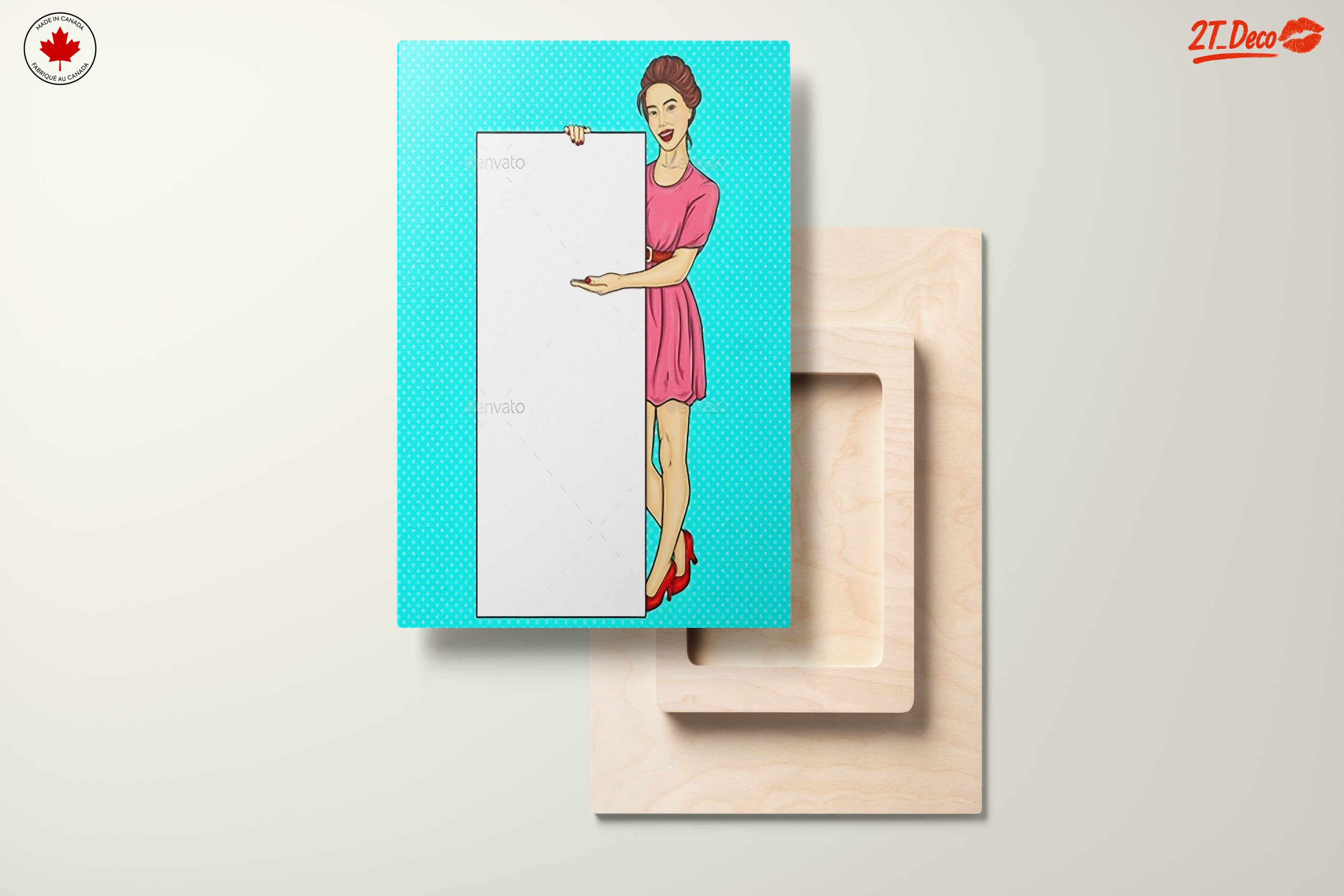 Retro Style Pop Art Woman - Image 11