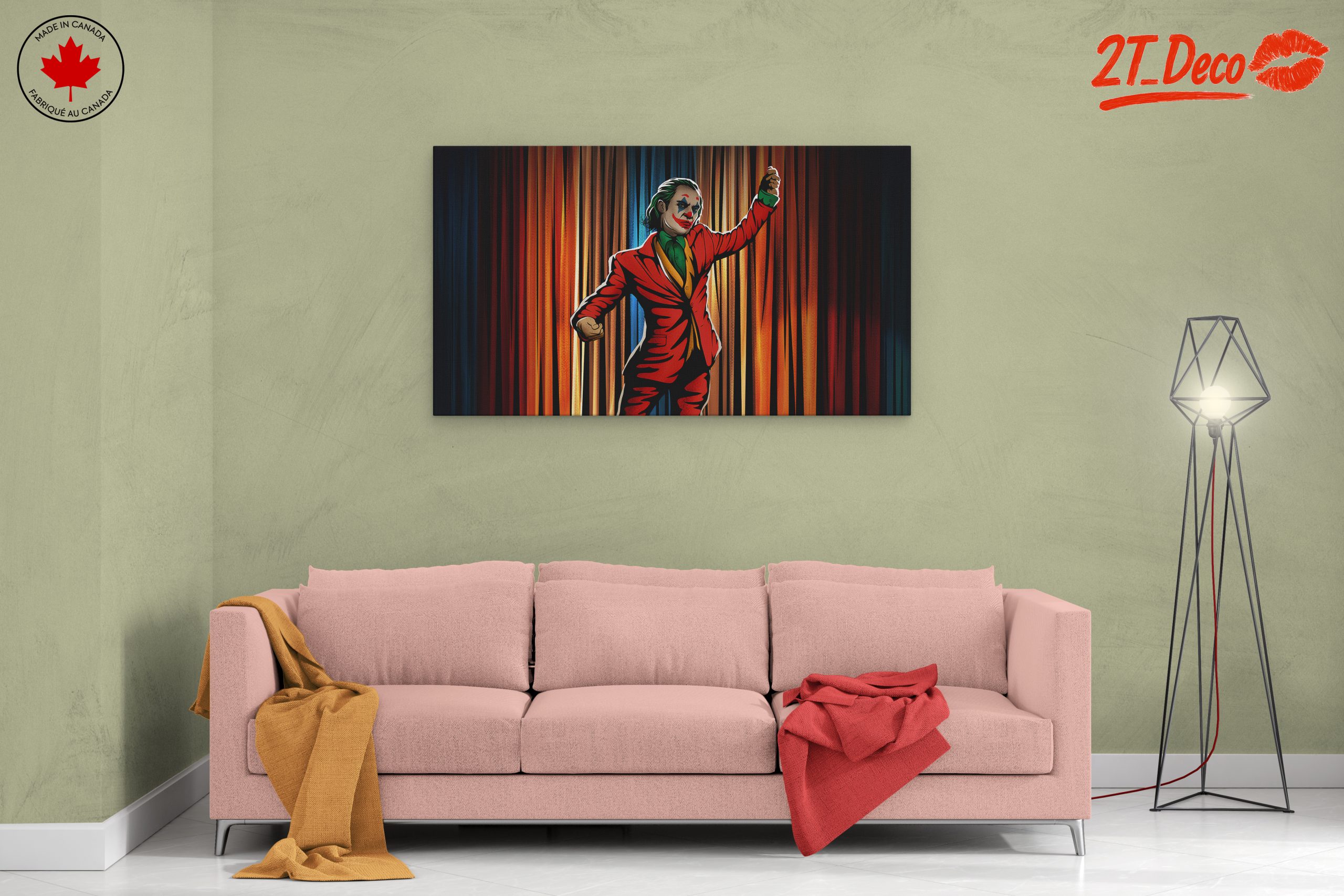 Joker Artwork with Vibrant Colors - Image 2