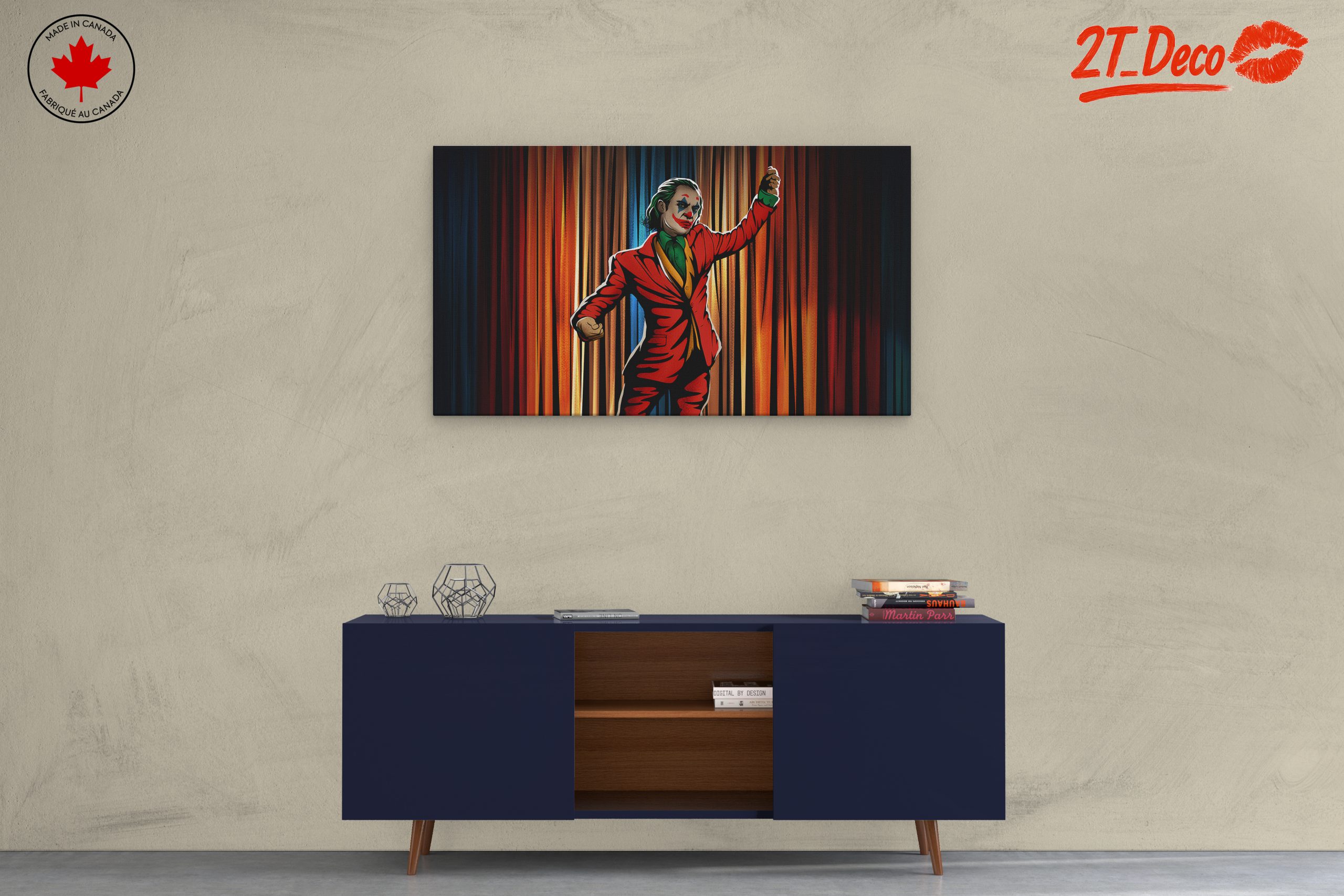 Joker Artwork with Vibrant Colors - Image 3