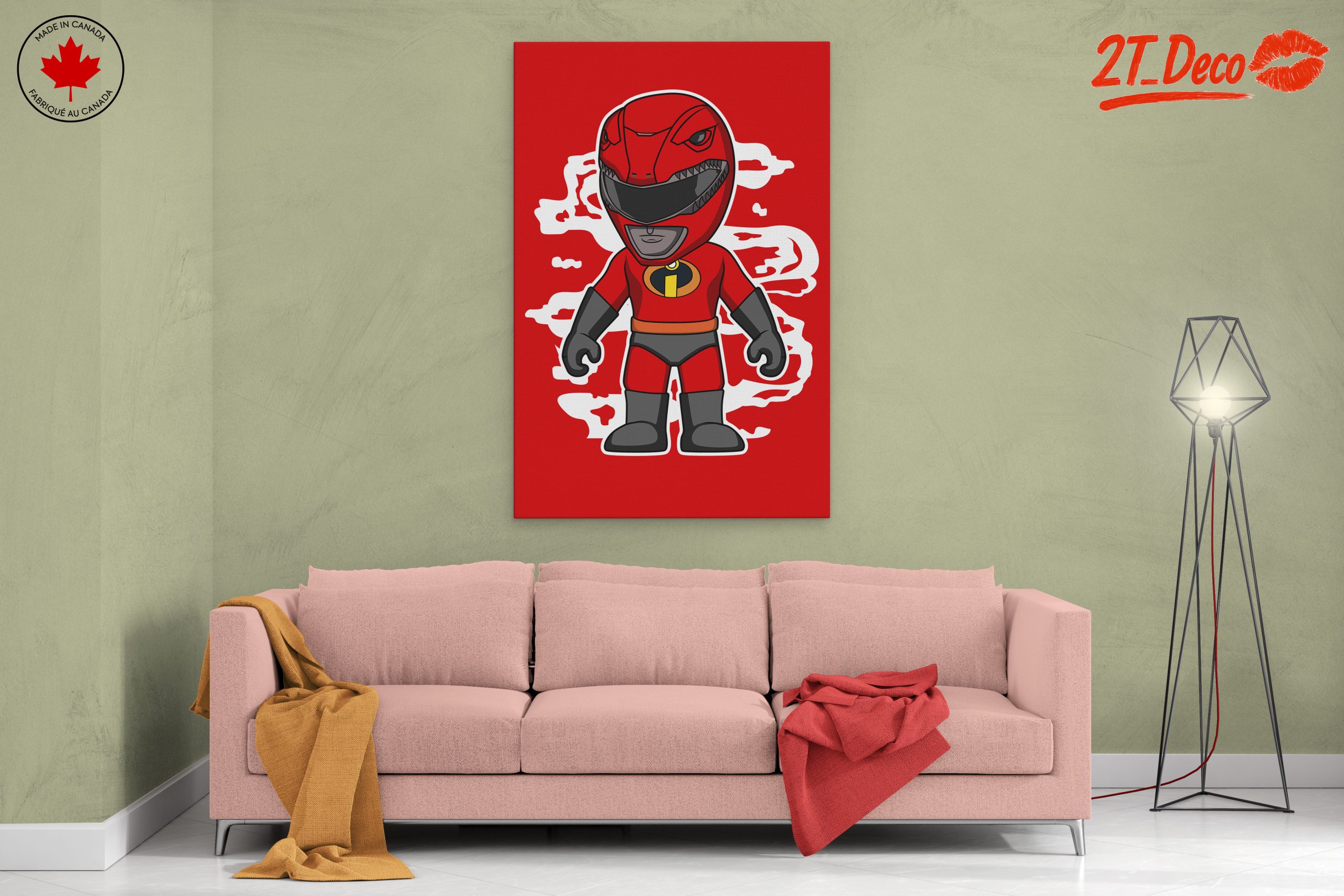 Stylized Animated Character in Red - Image 2