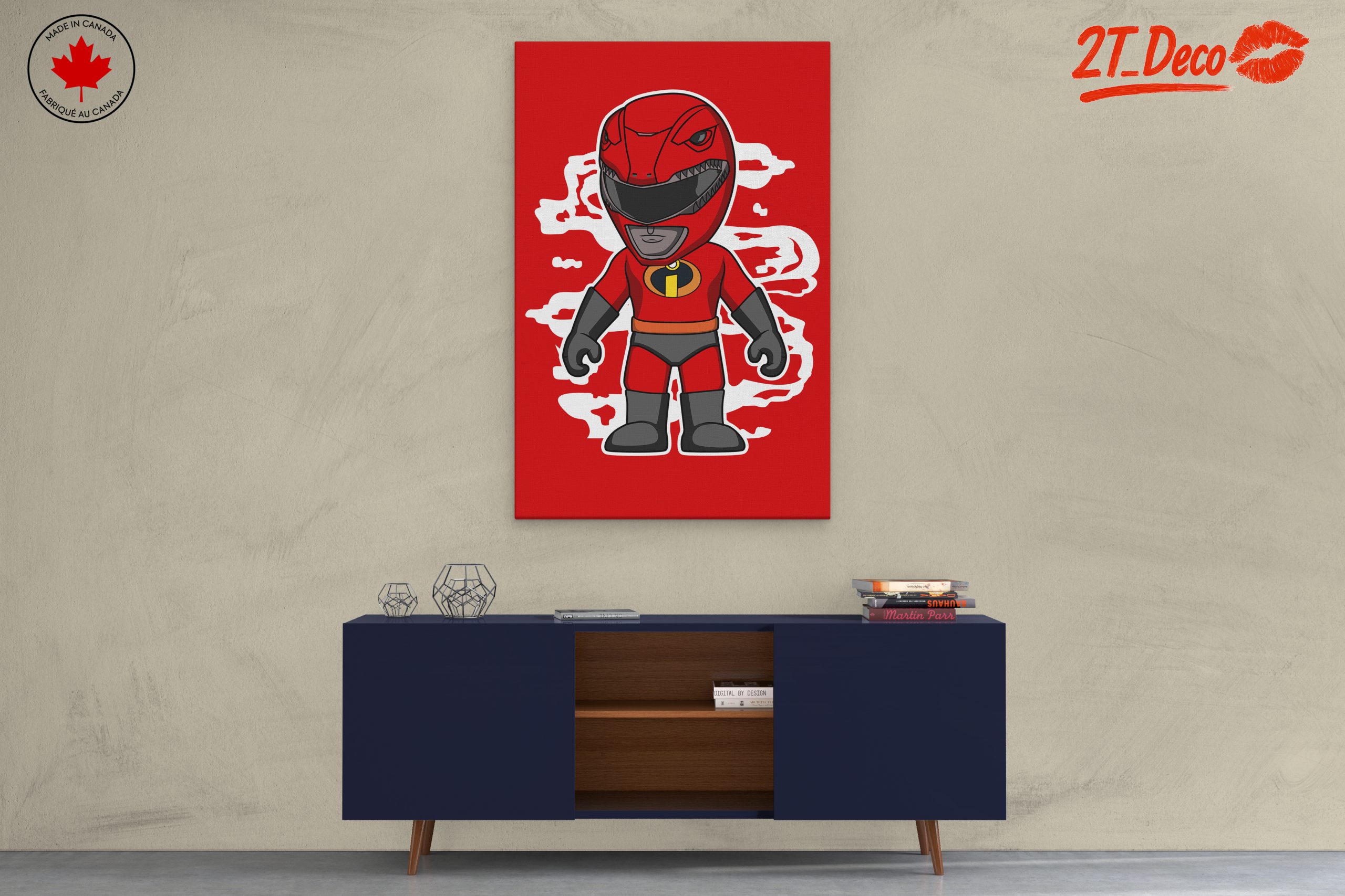 Stylized Animated Character in Red - Image 3