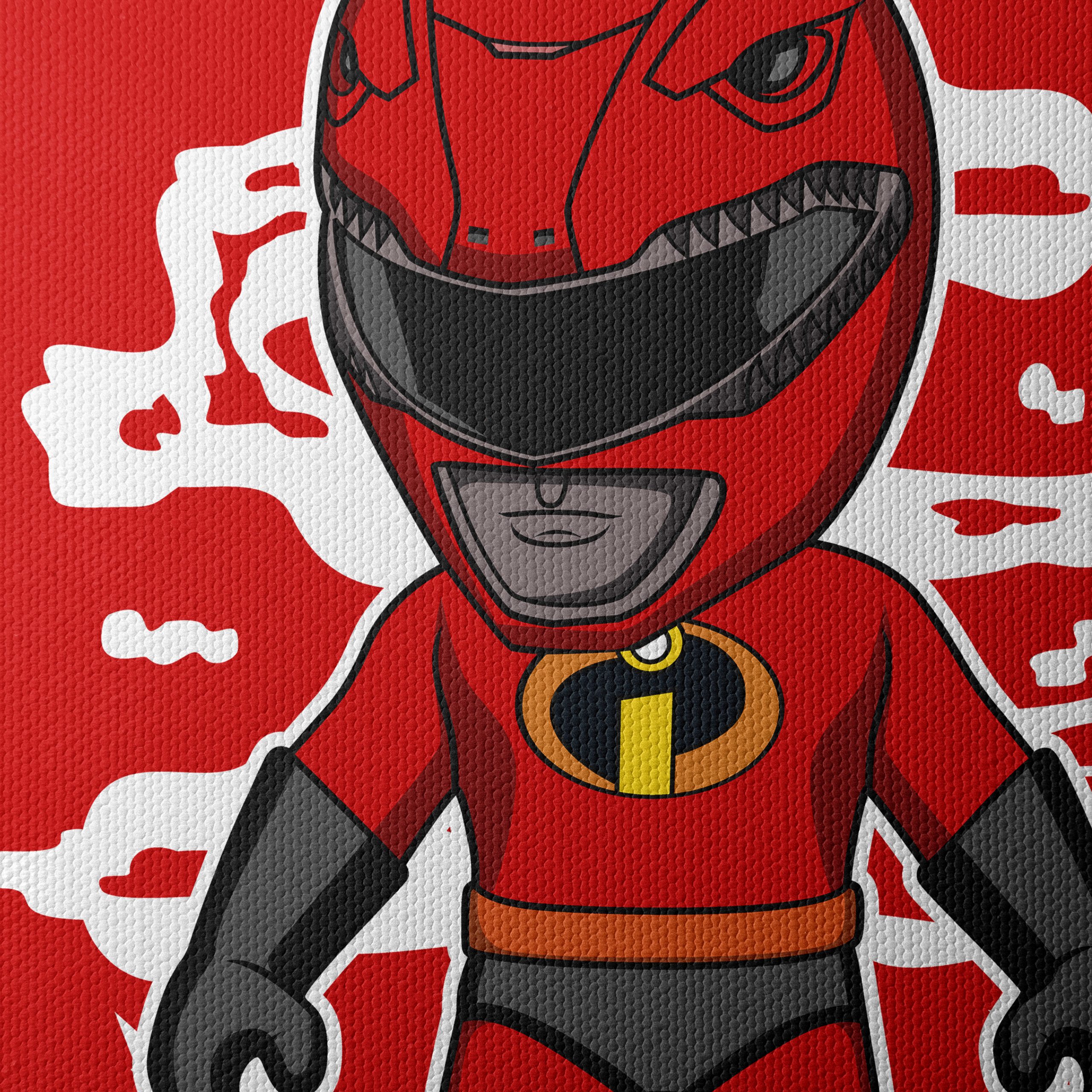 Stylized Animated Character in Red - Image 4
