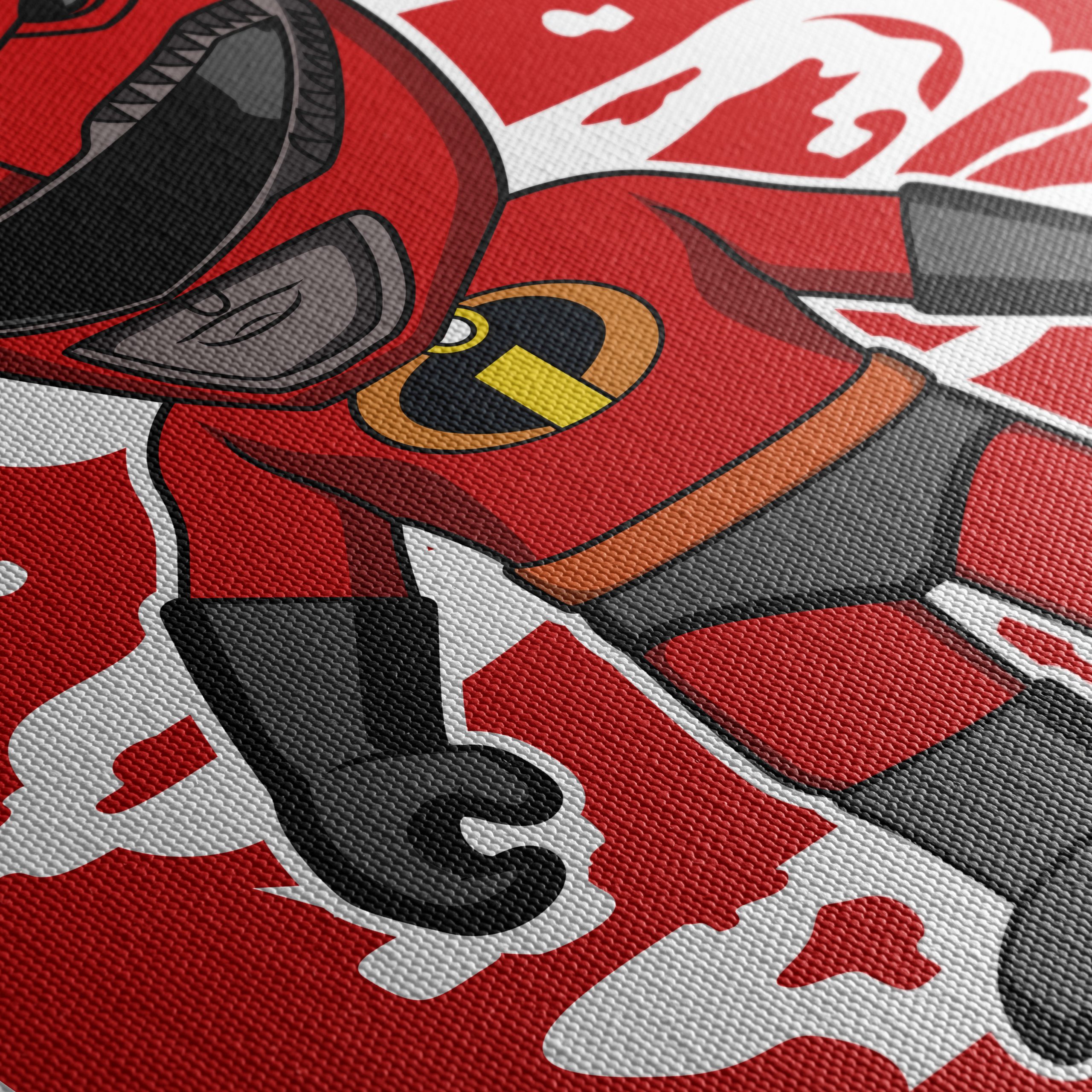 Stylized Animated Character in Red - Image 5
