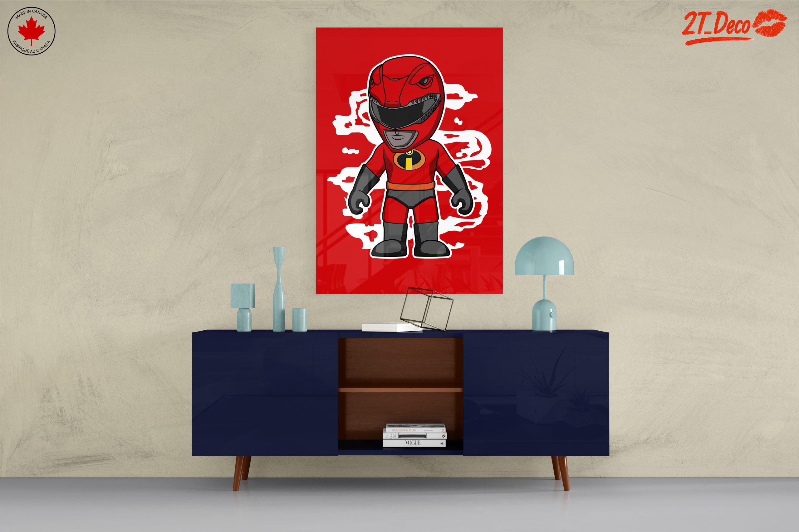 Stylized Animated Character in Red - Image 8