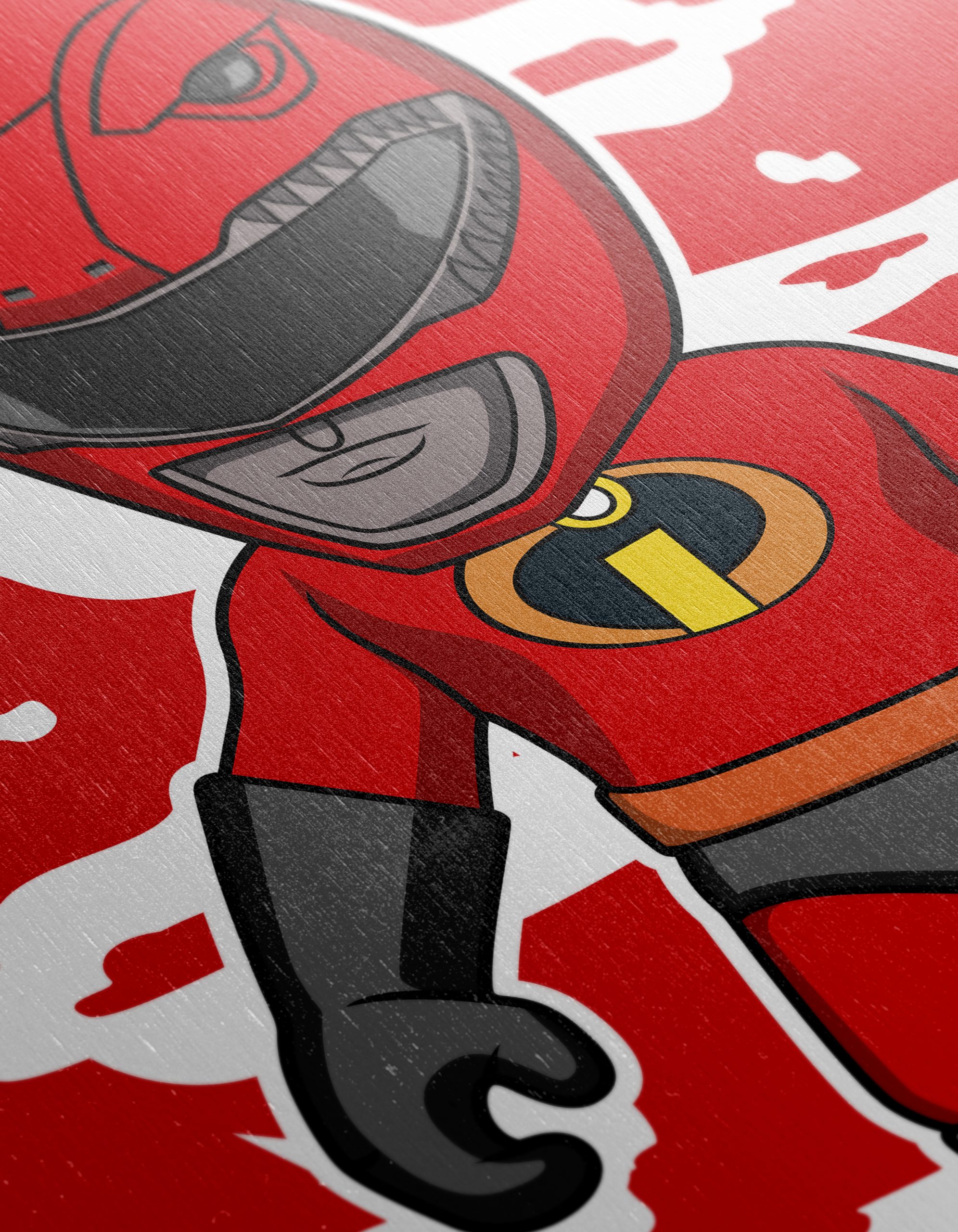 Stylized Animated Character in Red - Image 12