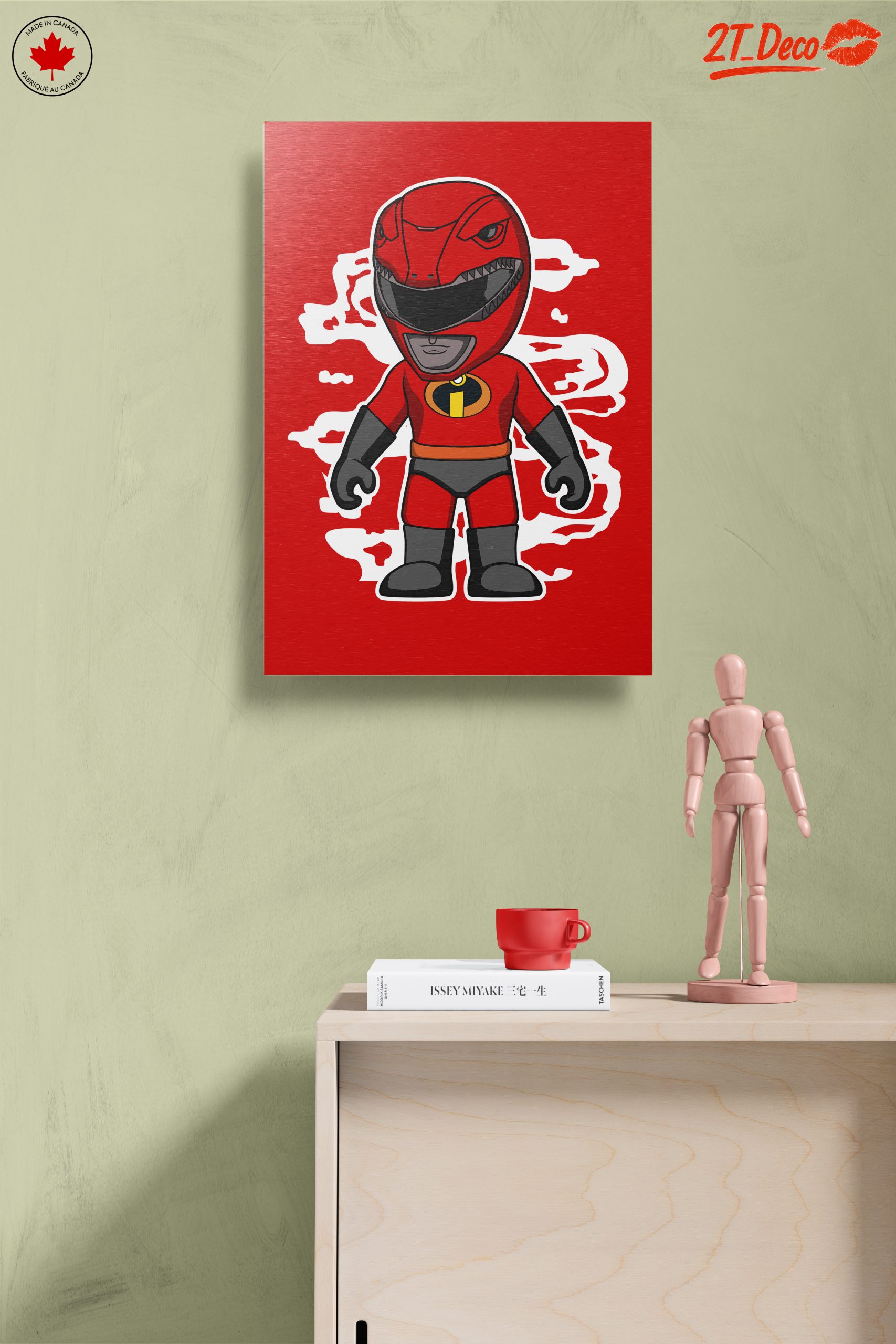 Stylized Animated Character in Red - Image 14