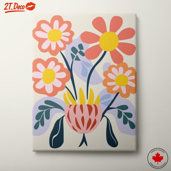 Stylized Floral and Leaf Art