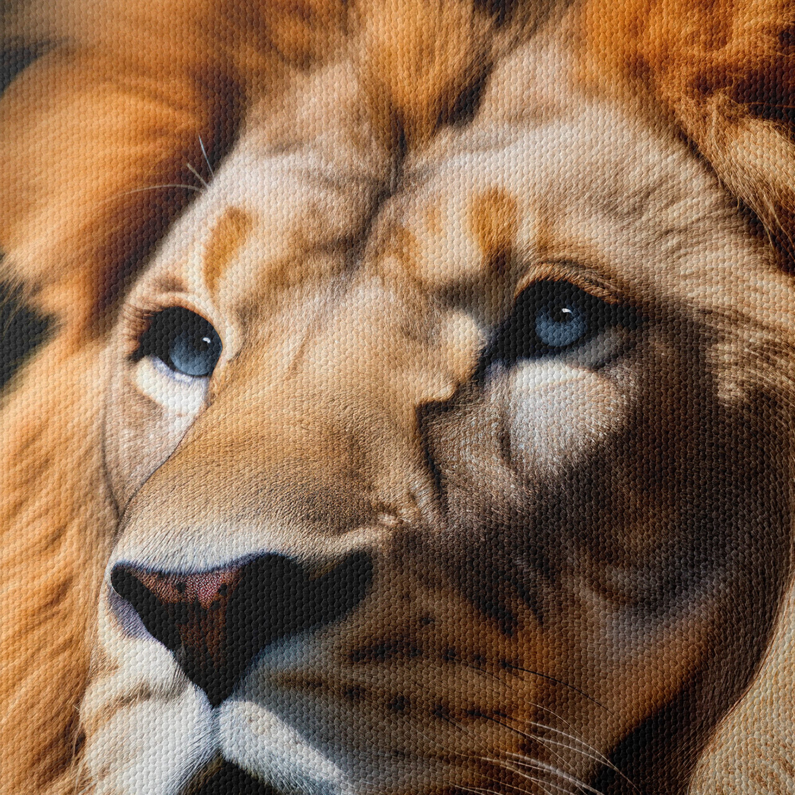 Majestic Lion Wall Art 8 - Image 4