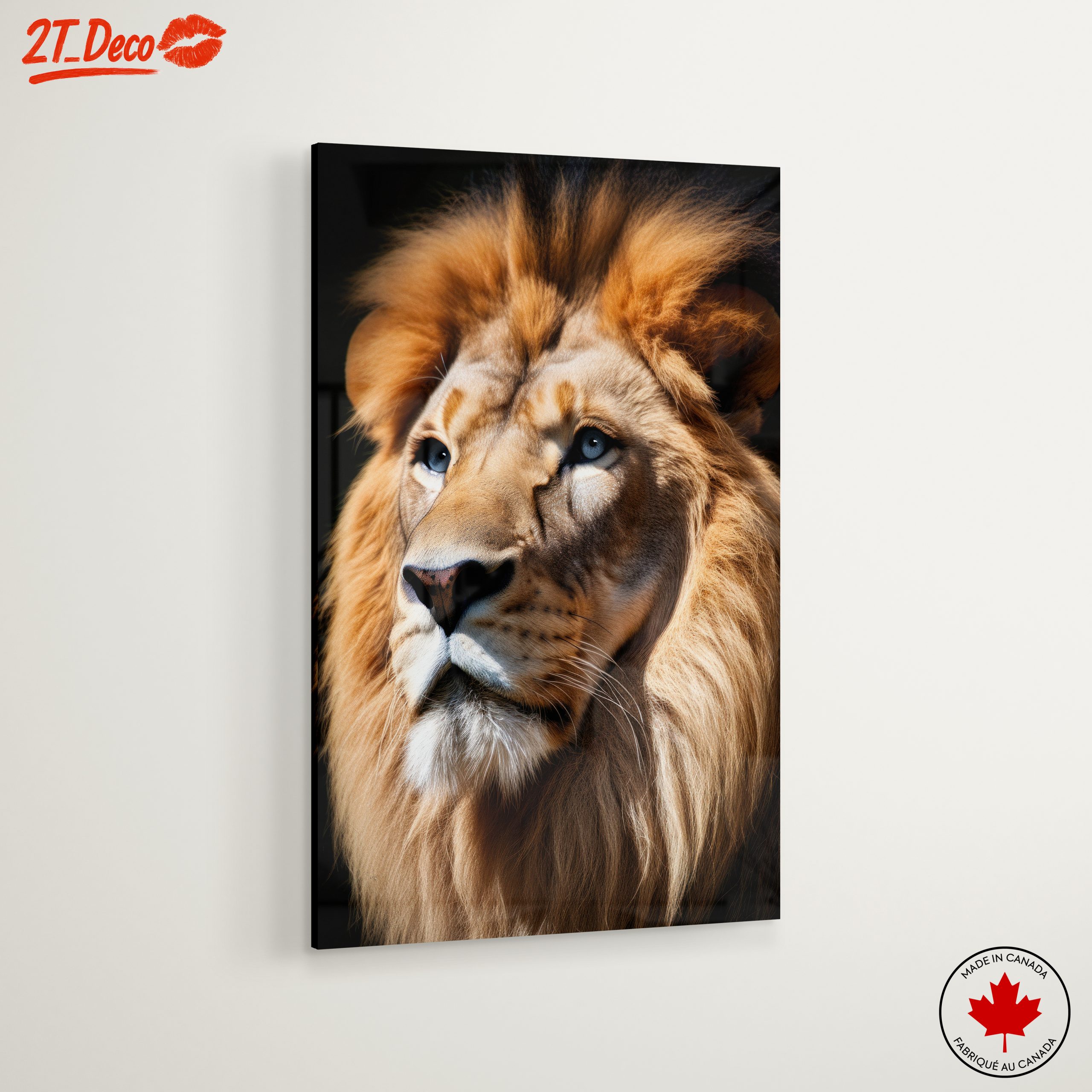 Majestic Lion Wall Art 8 - Image 6