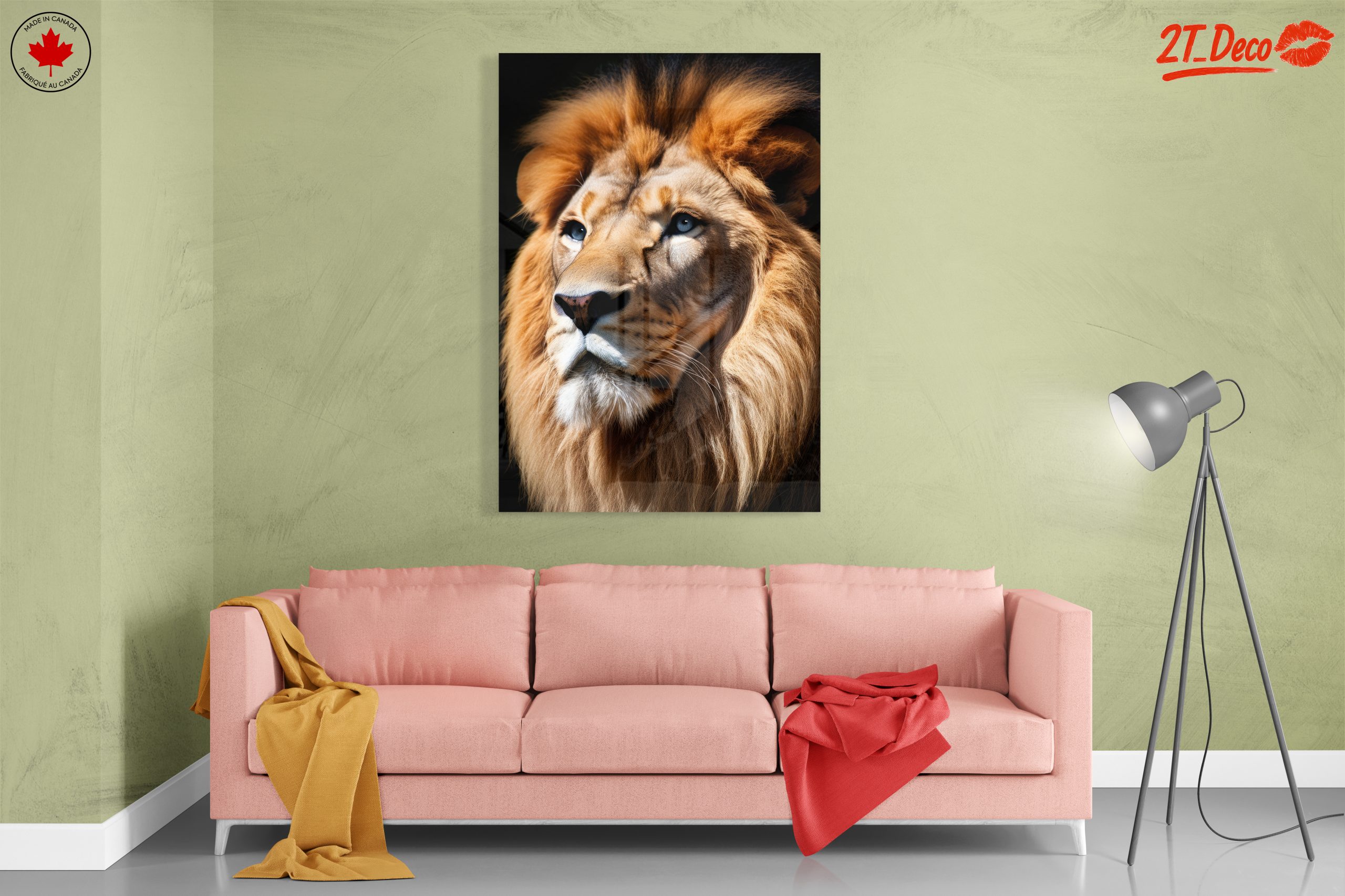 Majestic Lion Wall Art 8 - Image 7