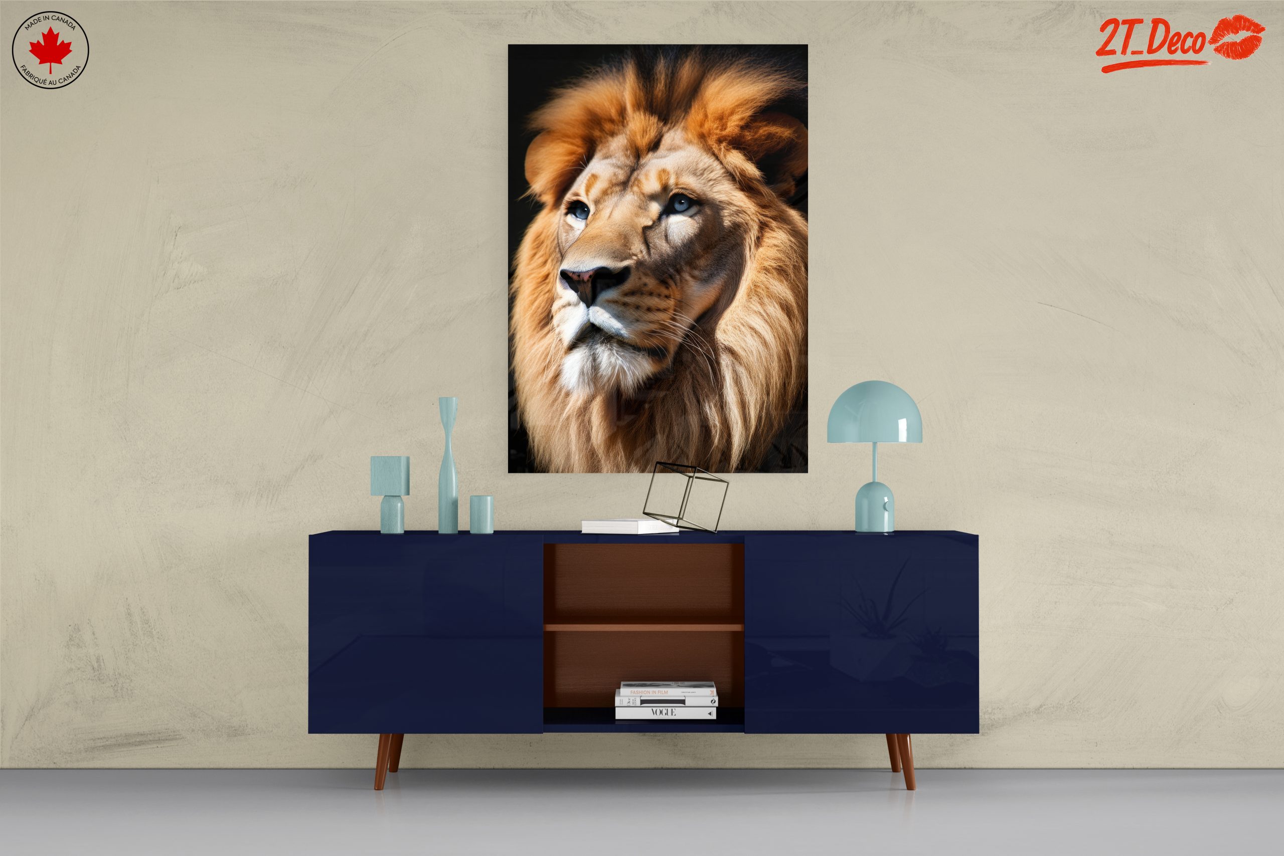 Majestic Lion Wall Art 8 - Image 8