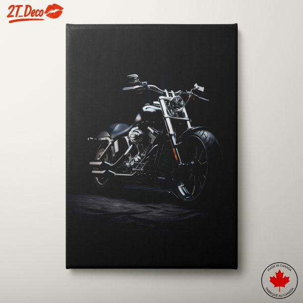 Stunning Motorcycle in Dramatic Lighting