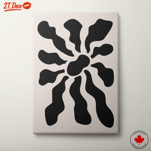 Bold Abstract Design in Black