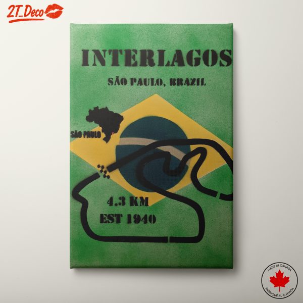 Interlagos Race Track Art from São Paulo