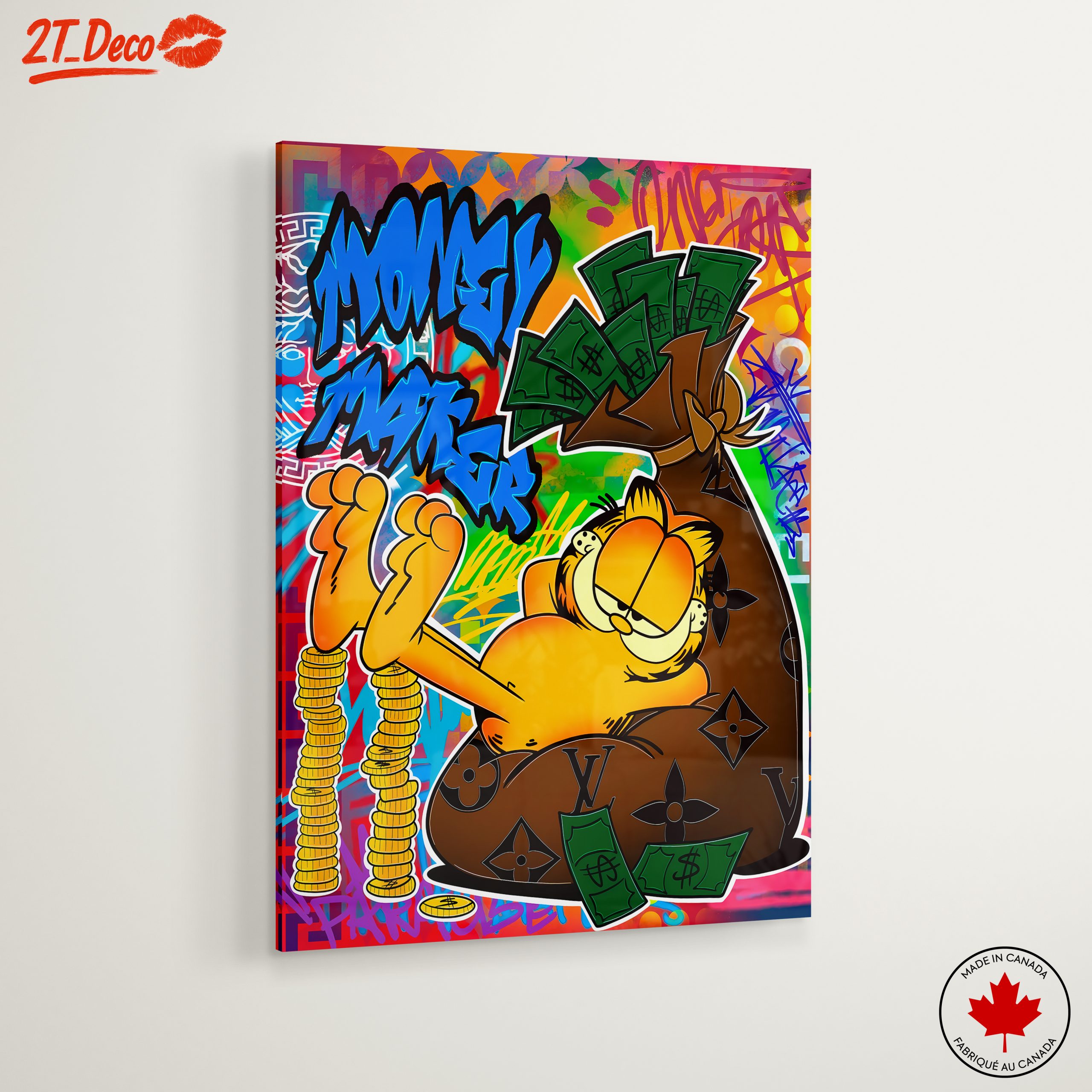 Humorous Cartoon Character Art Featuring Wealth Themes - Image 6