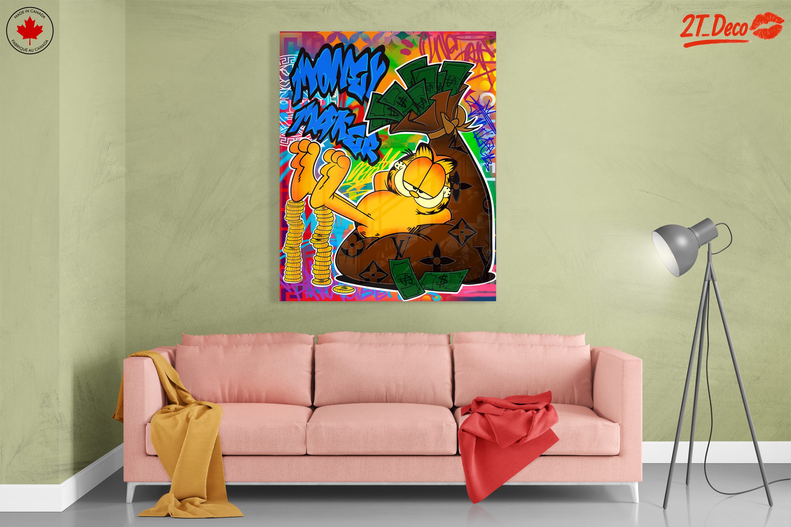 Humorous Cartoon Character Art Featuring Wealth Themes - Image 7