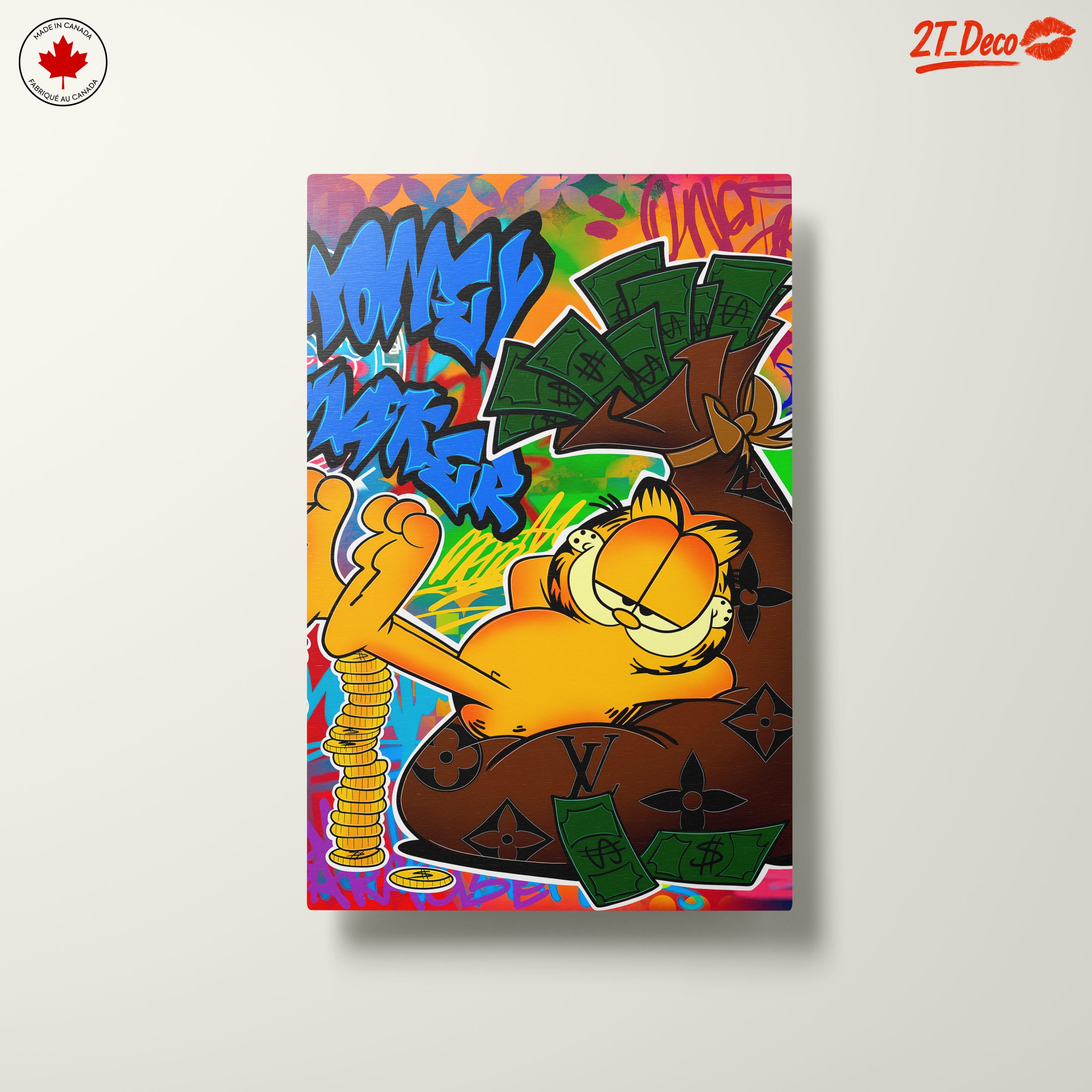 Humorous Cartoon Character Art Featuring Wealth Themes - Image 10
