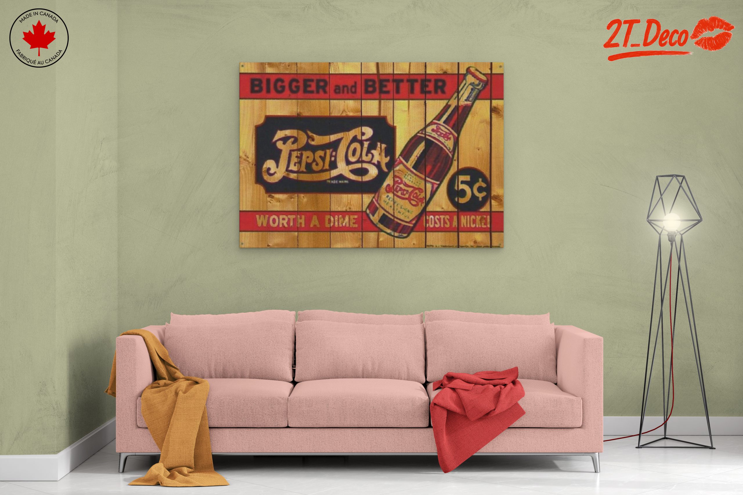 Vintage Pepsi Advertising Artwork - Image 2