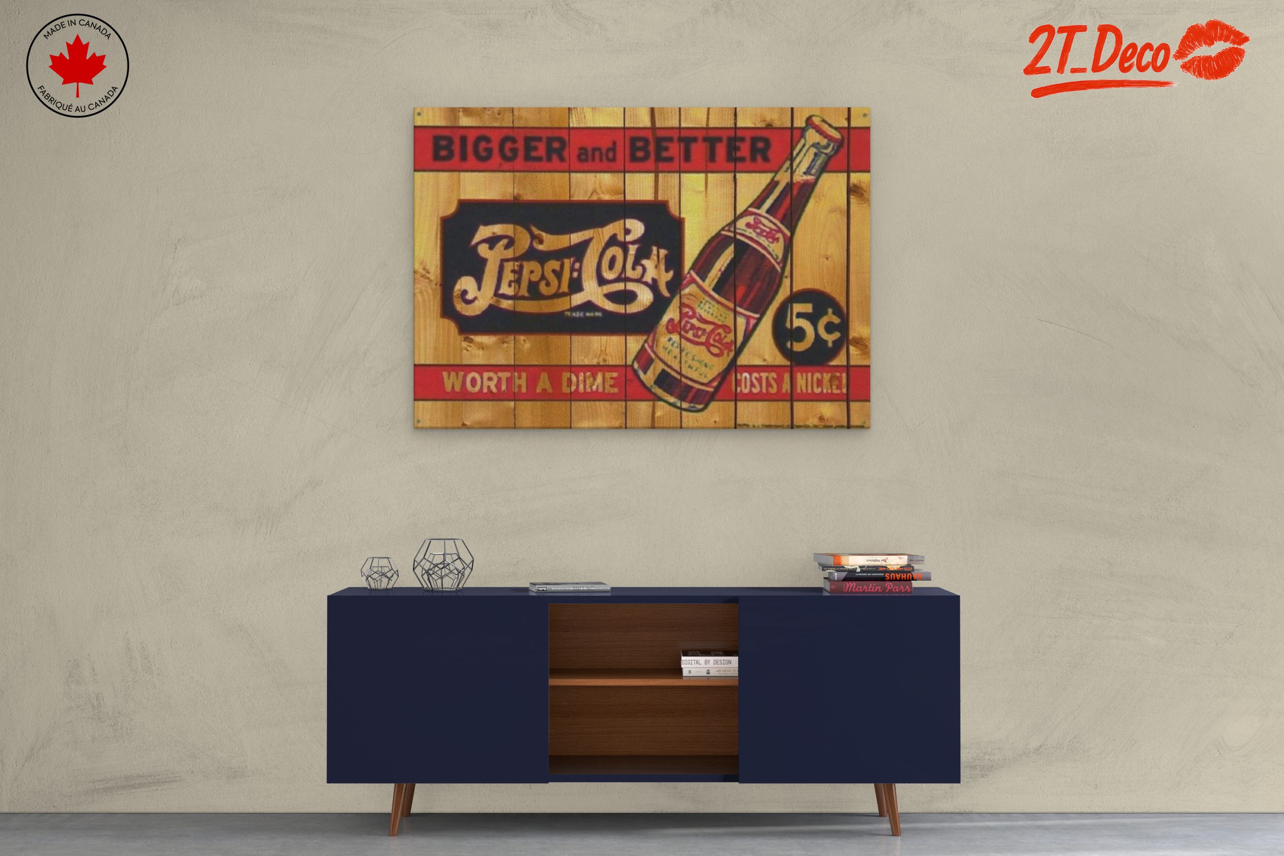 Vintage Pepsi Advertising Artwork - Image 3