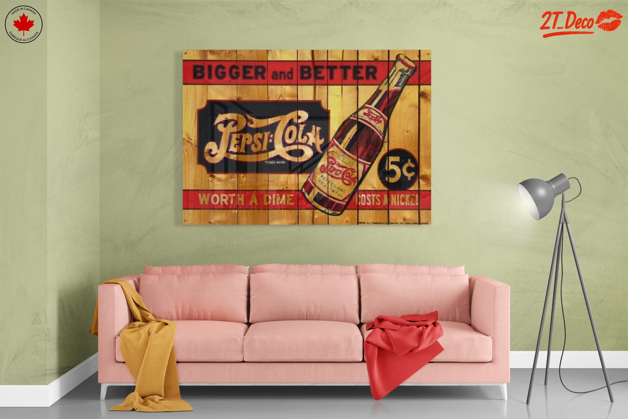 Vintage Pepsi Advertising Artwork - Image 7