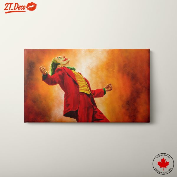 Dynamic Joker Artwork with Bold Colors
