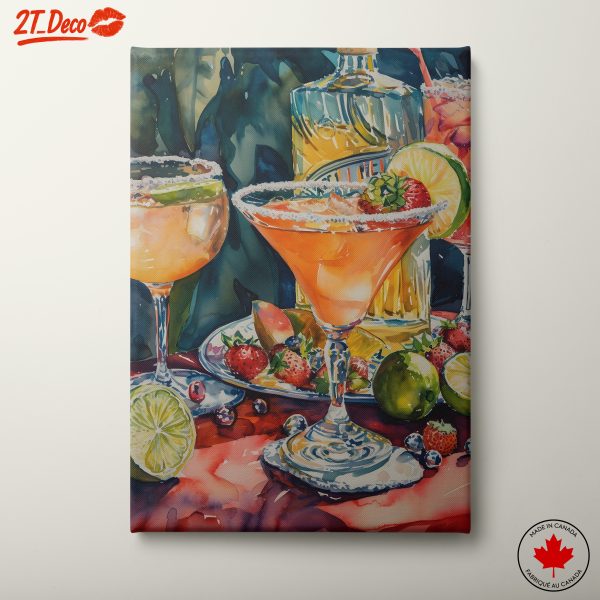 Colorful Cocktail Refreshments on a Table