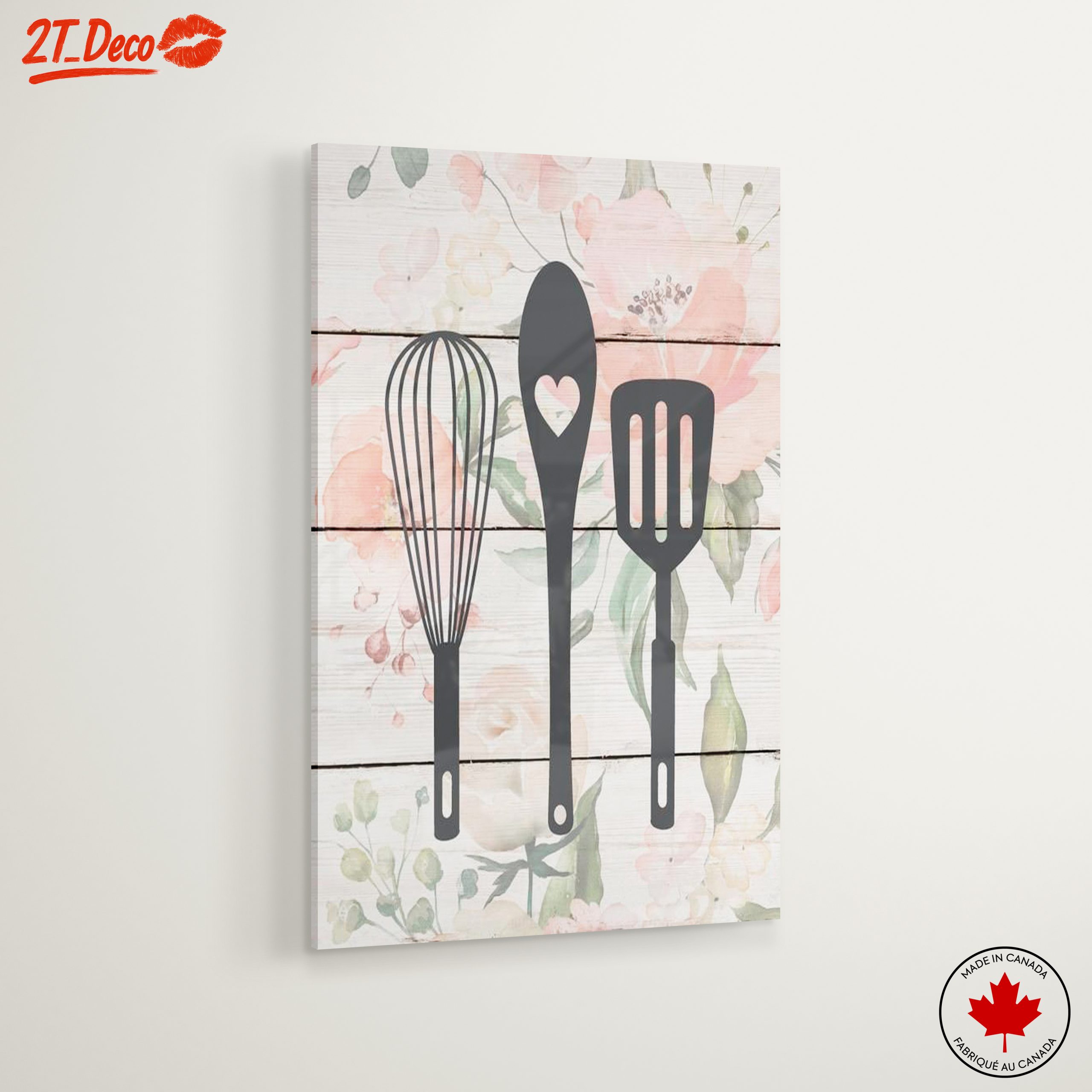 Stylish Kitchen Utensil Art for Home Decor - Image 6
