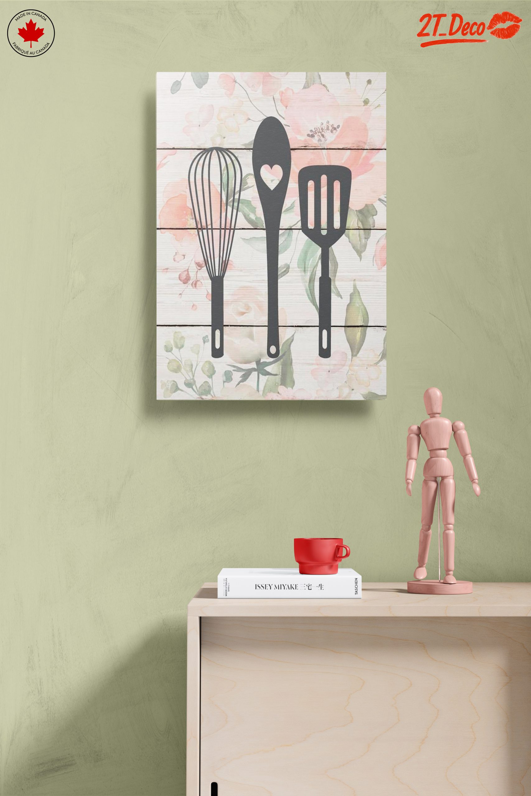 Stylish Kitchen Utensil Art for Home Decor - Image 14
