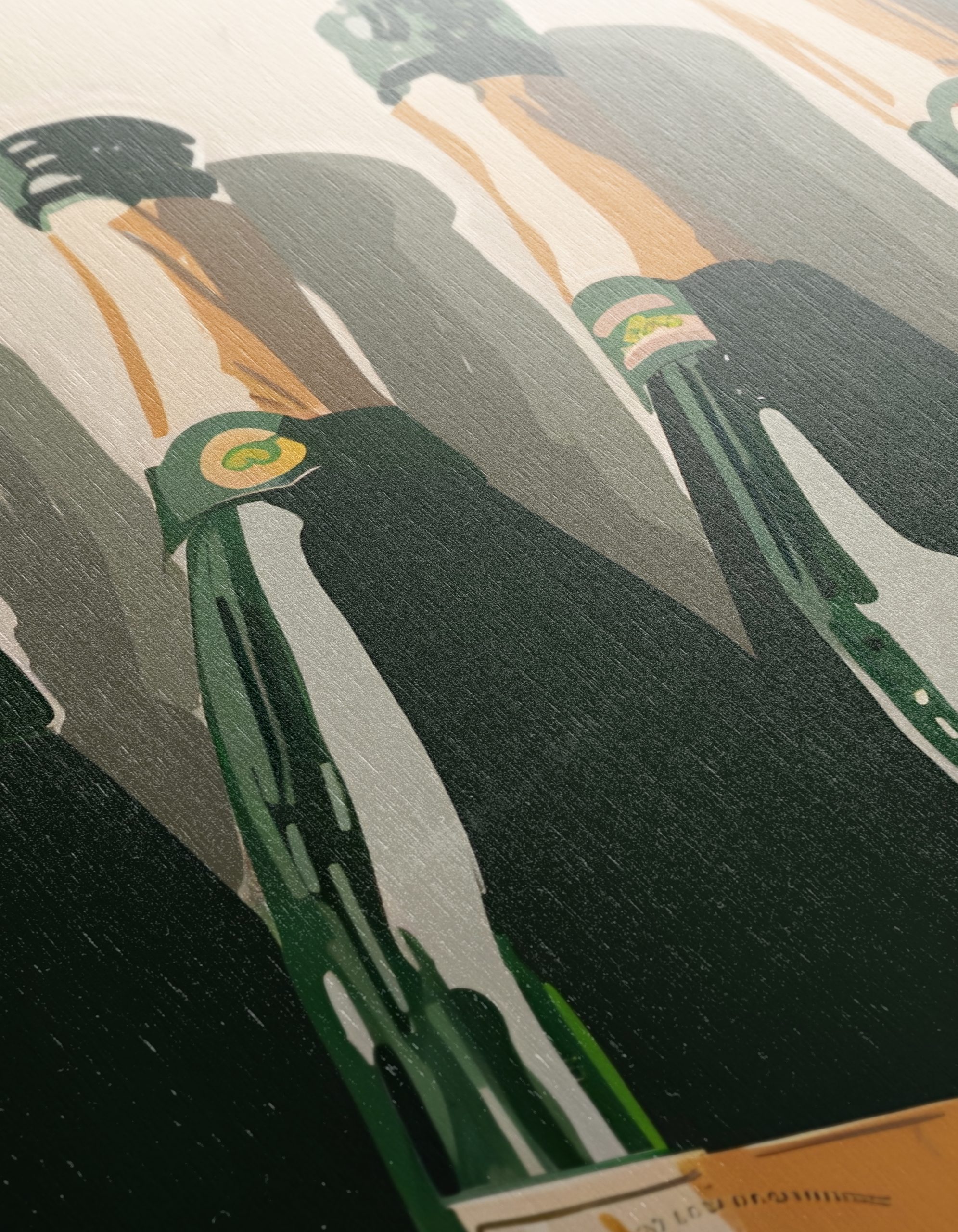 Elegant Champagne Bottles Wall Art - Image 12