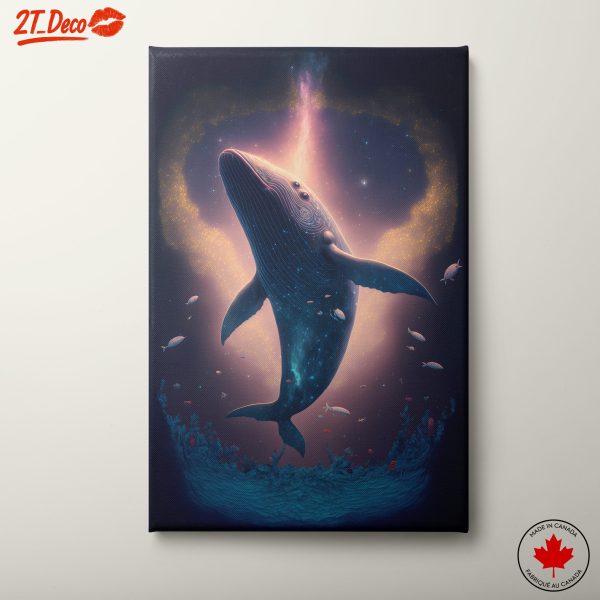 Cosmic Marine Life Whale