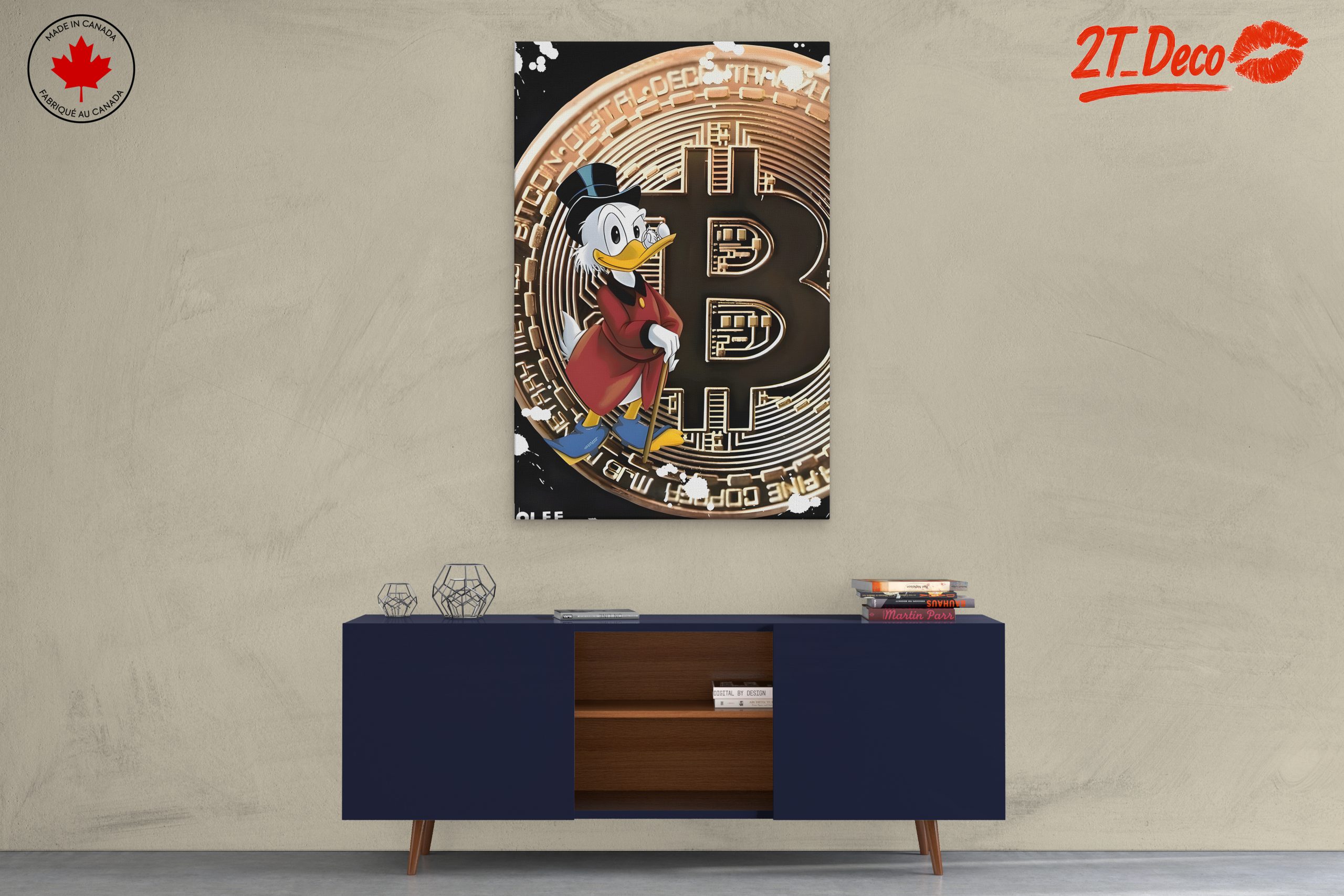 Cartoon Character with Bitcoin Theme - Image 3