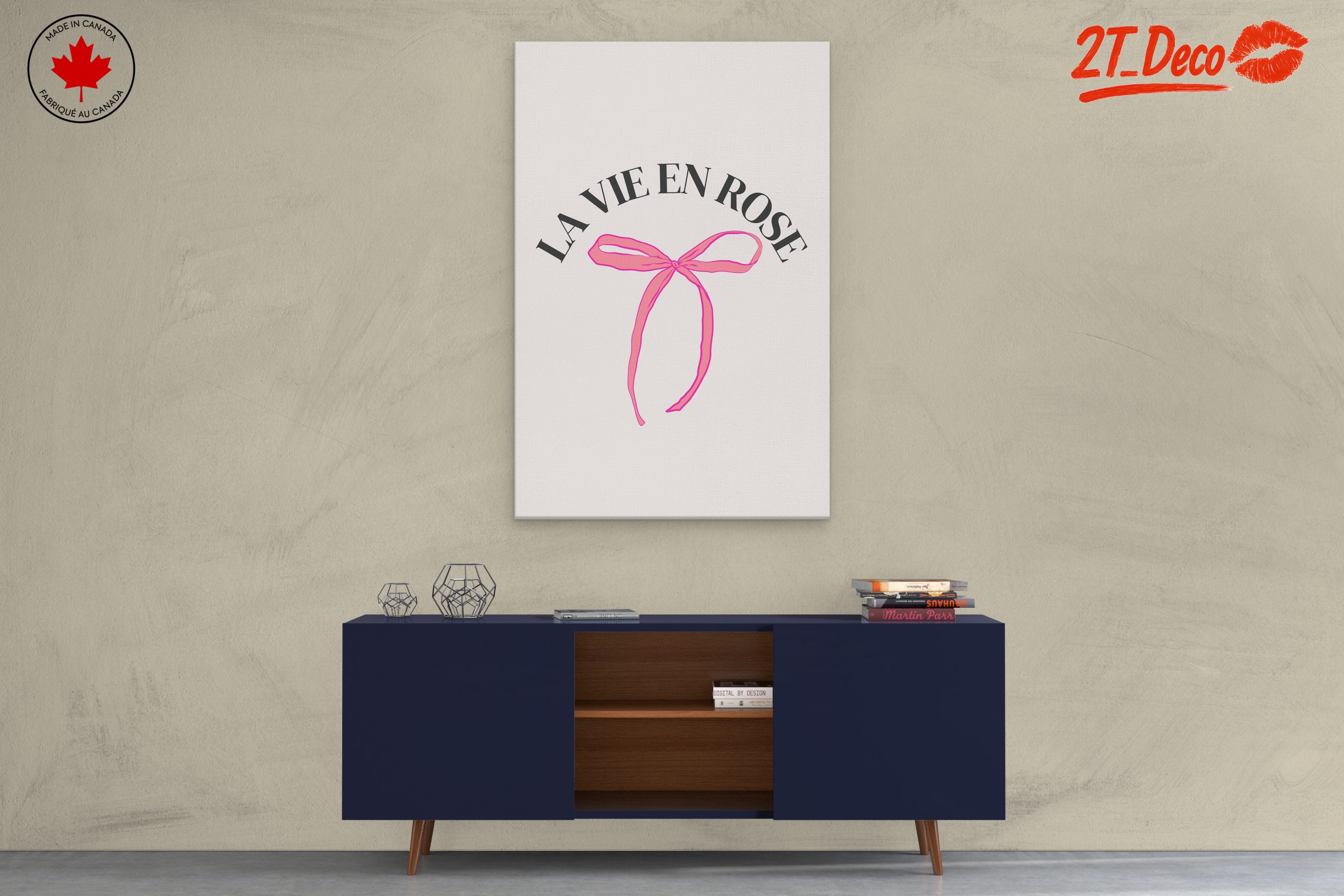 La Vie en Rose Inspirational Wall Art - Image 3