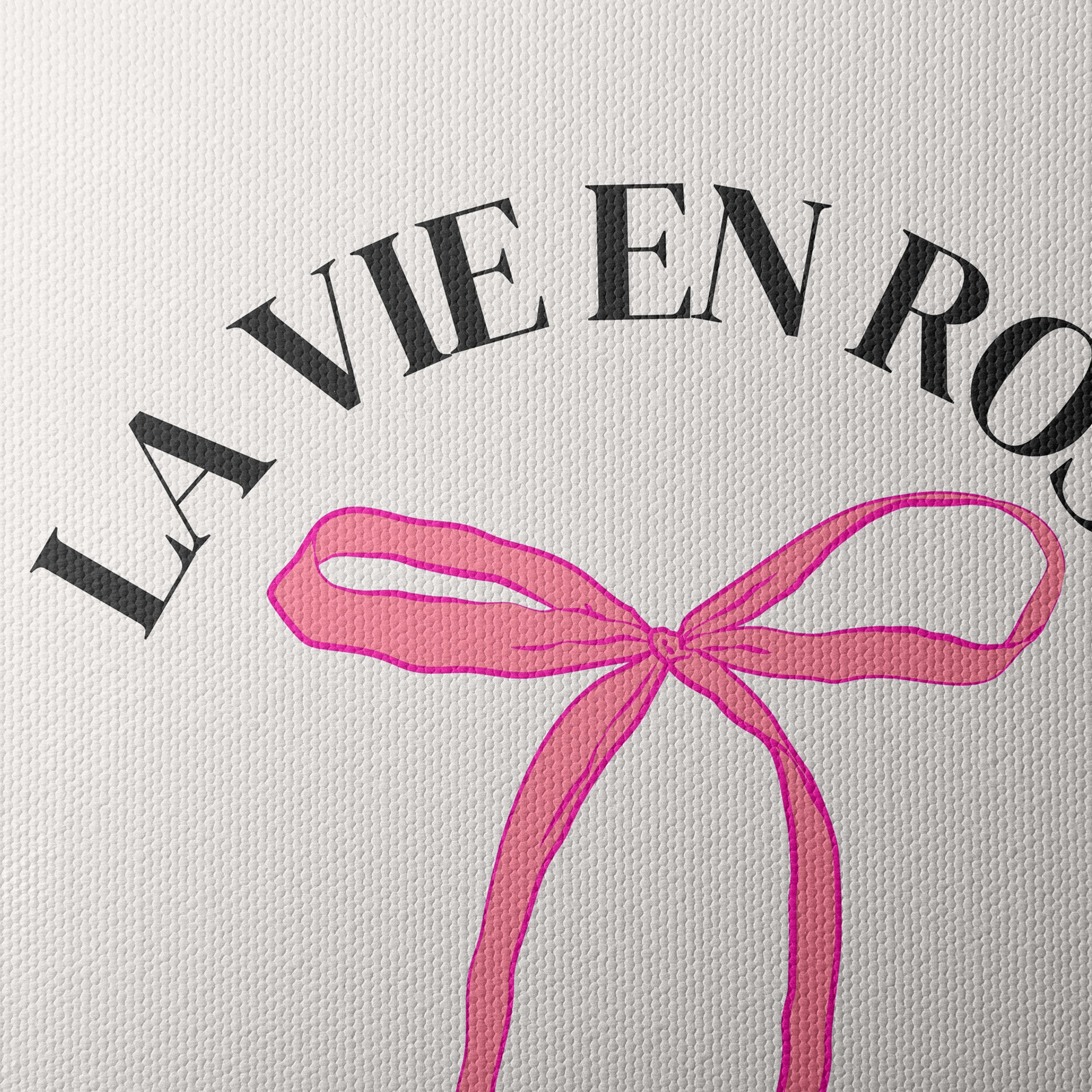 La Vie en Rose Inspirational Wall Art - Image 4