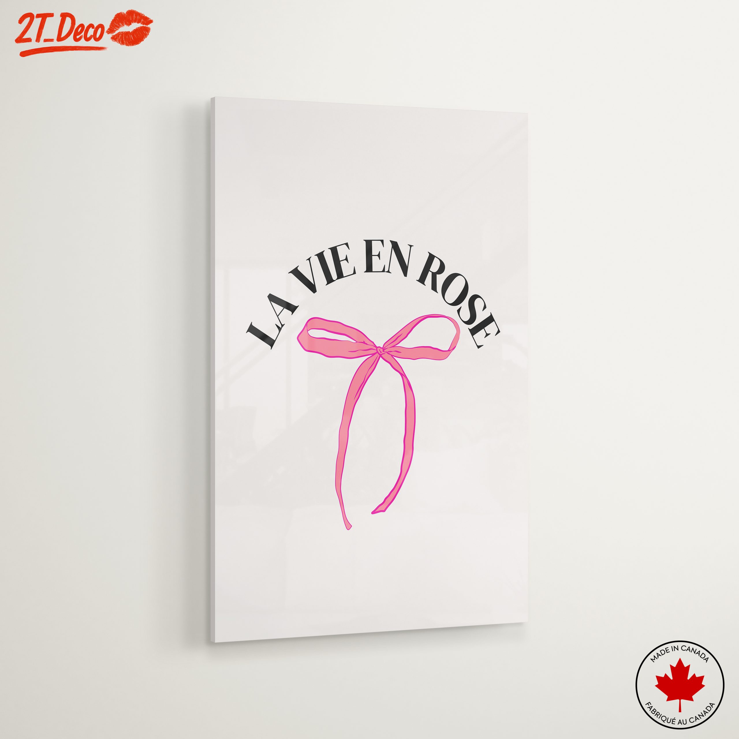 La Vie en Rose Inspirational Wall Art - Image 6