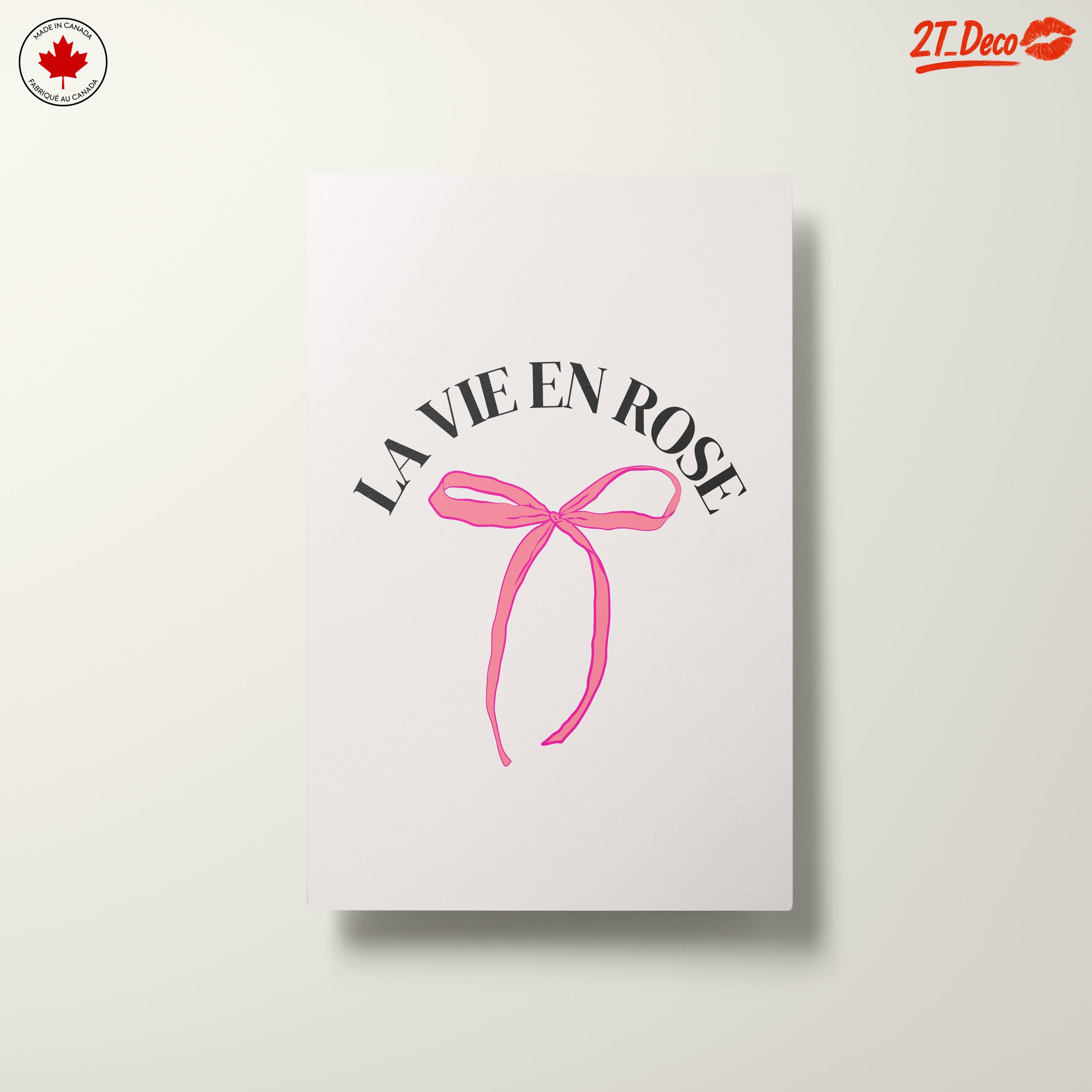 La Vie en Rose Inspirational Wall Art - Image 10