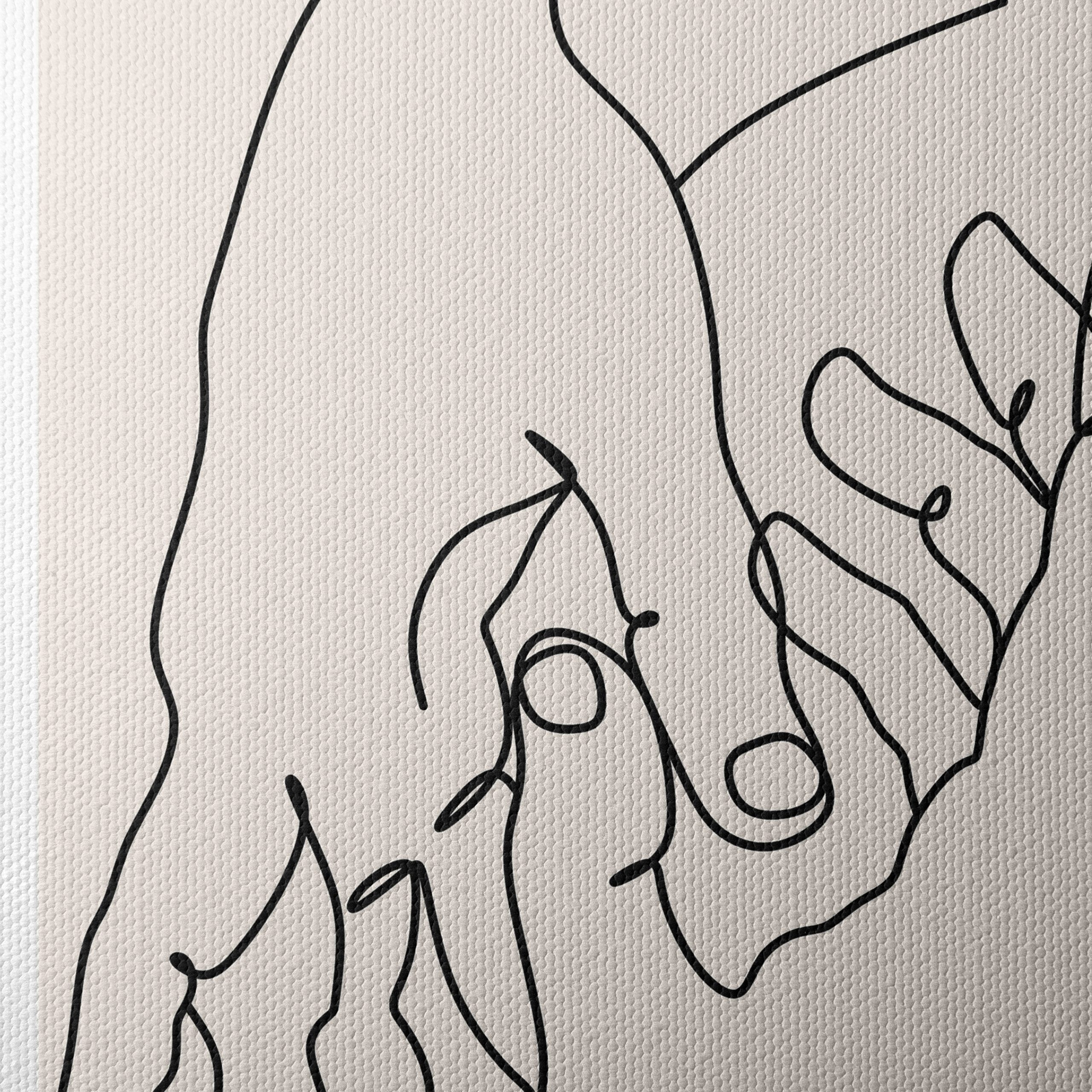 Minimalist Hands Line Art Design - Image 4