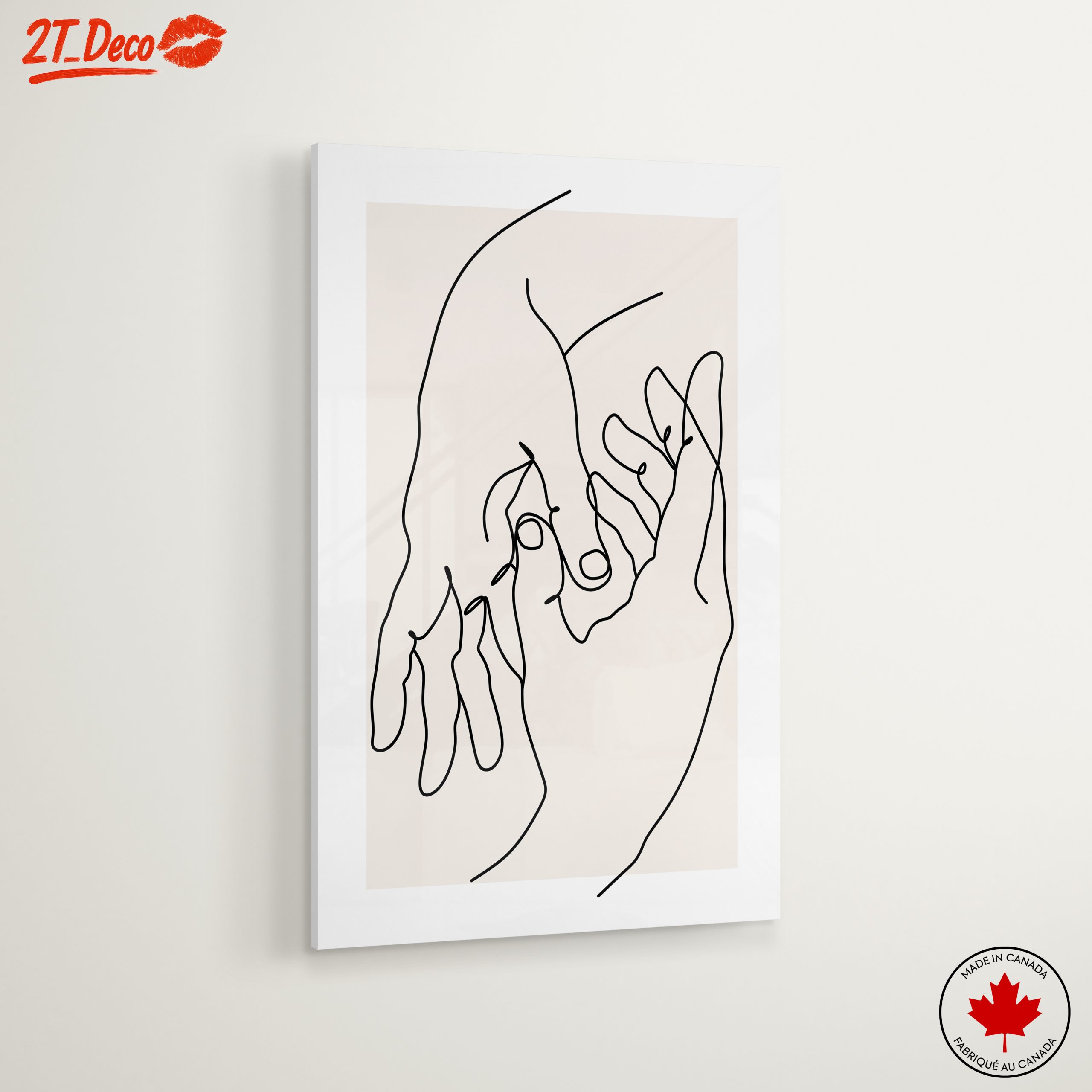 Minimalist Hands Line Art Design - Image 6