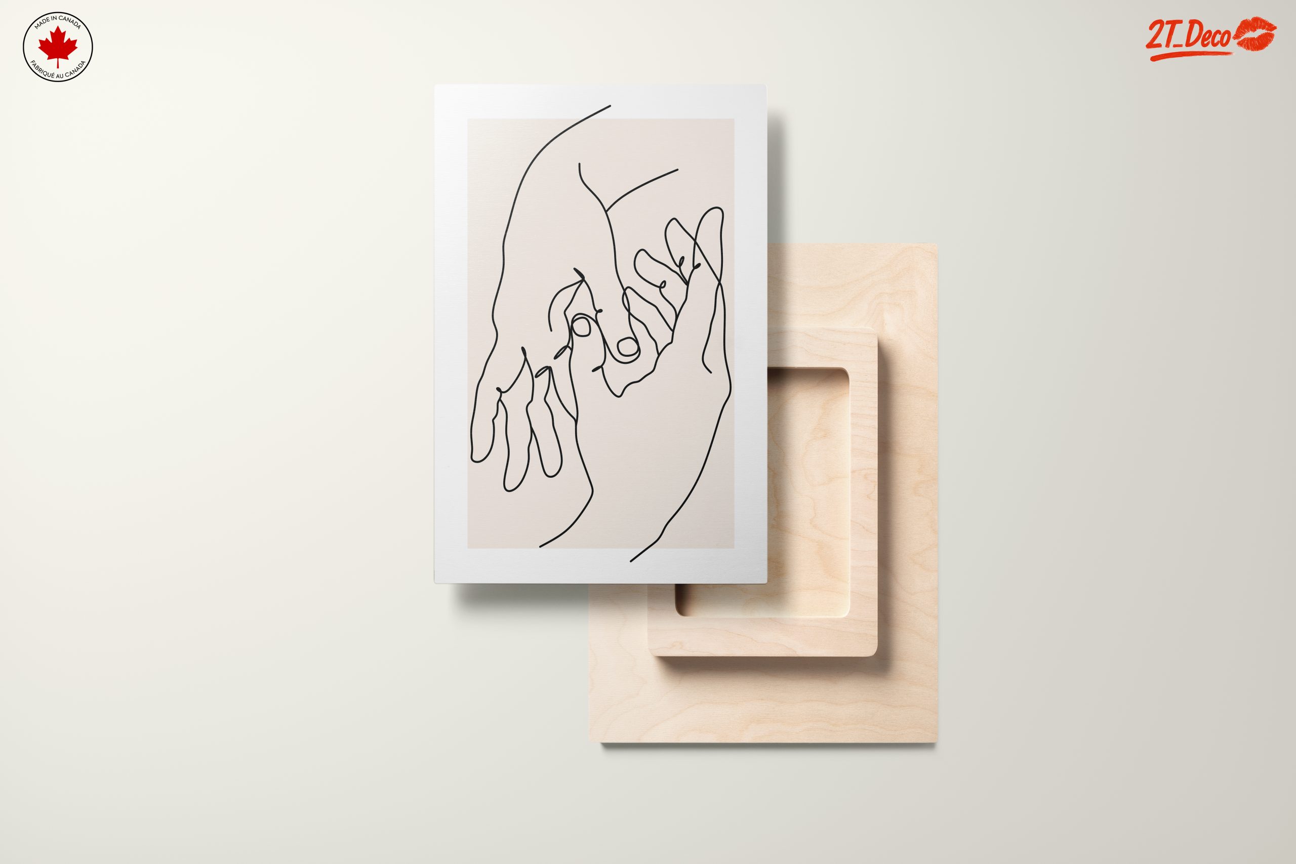 Minimalist Hands Line Art Design - Image 11