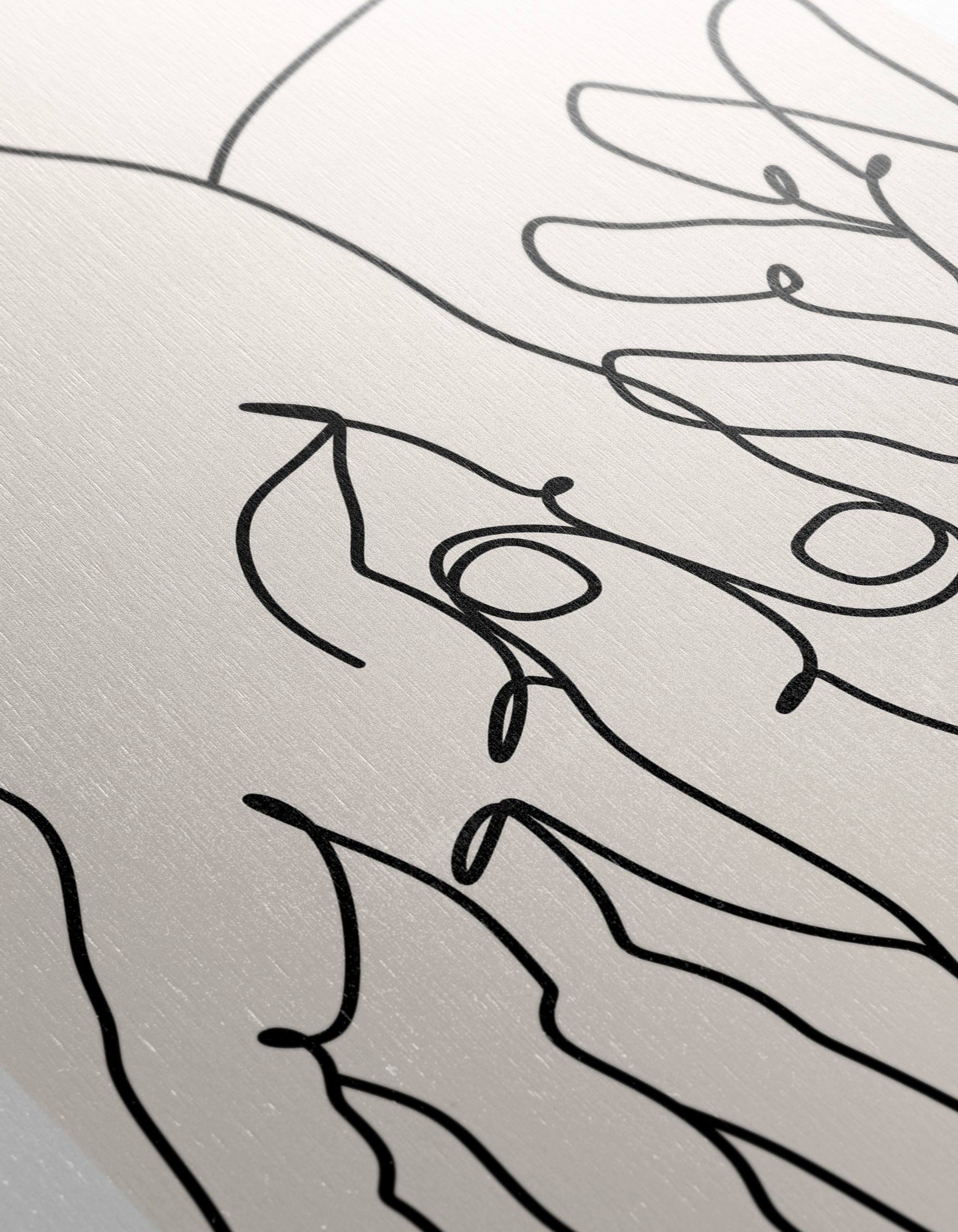 Minimalist Hands Line Art Design - Image 12