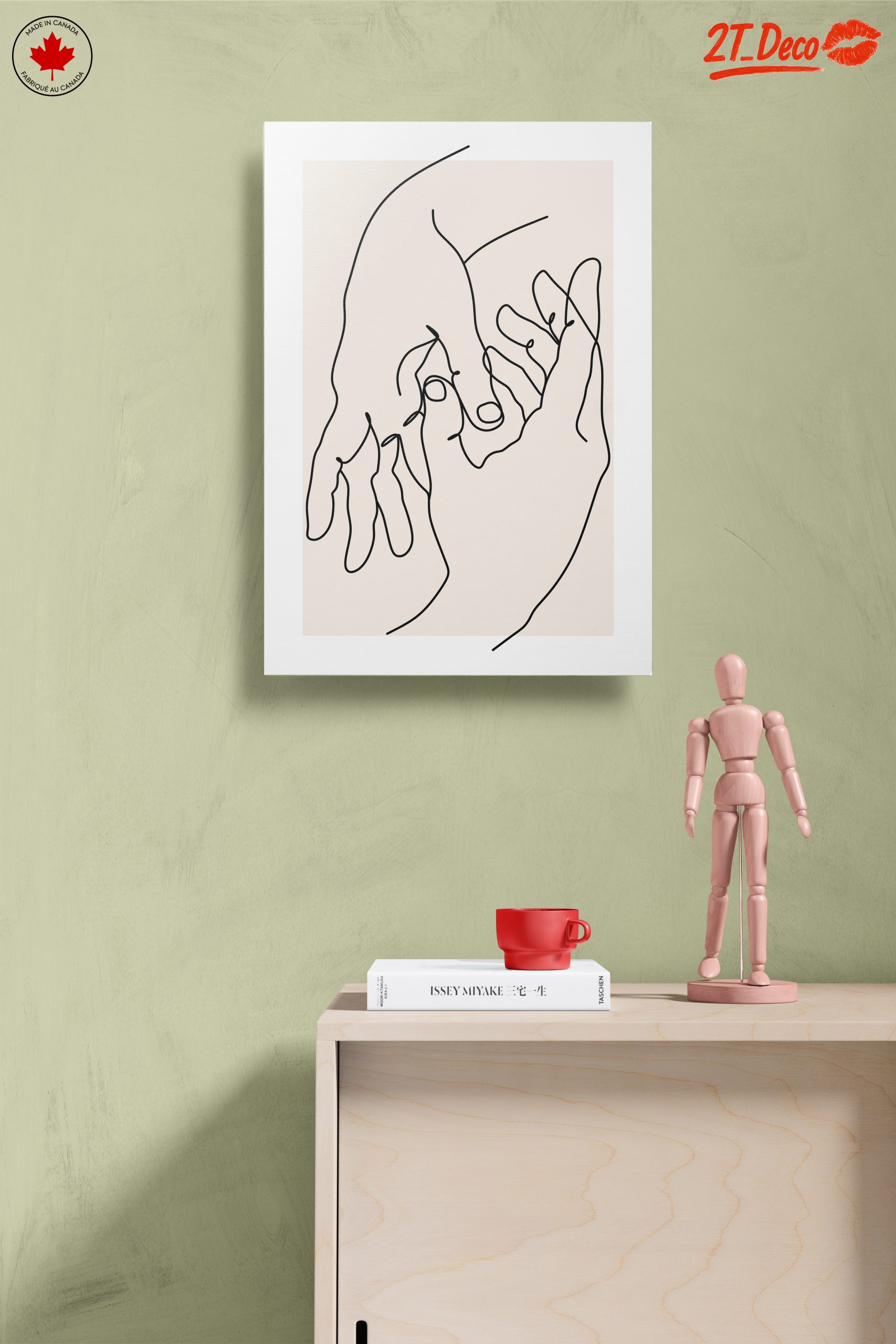 Minimalist Hands Line Art Design - Image 14