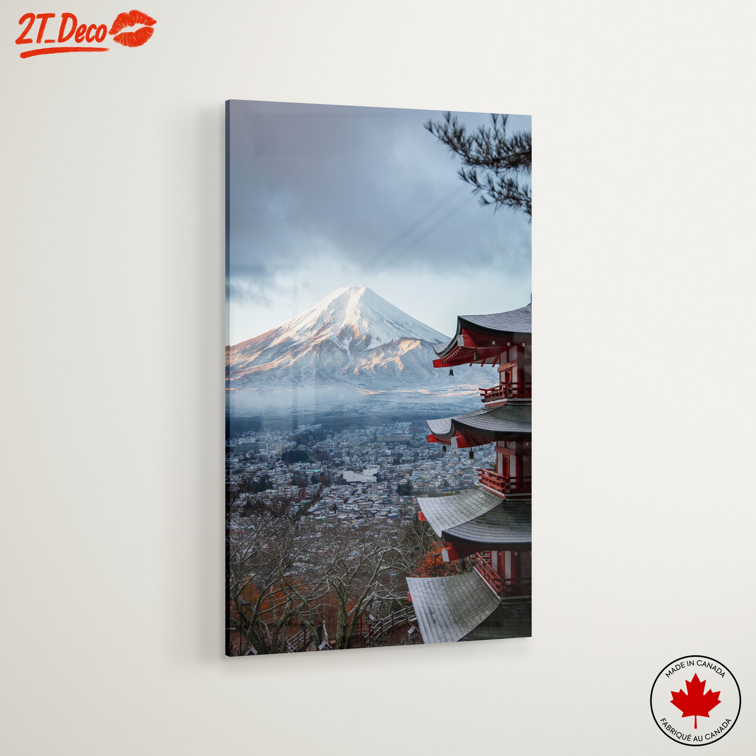 Stunning Mount Fuji Landscape with Pagoda - Image 6