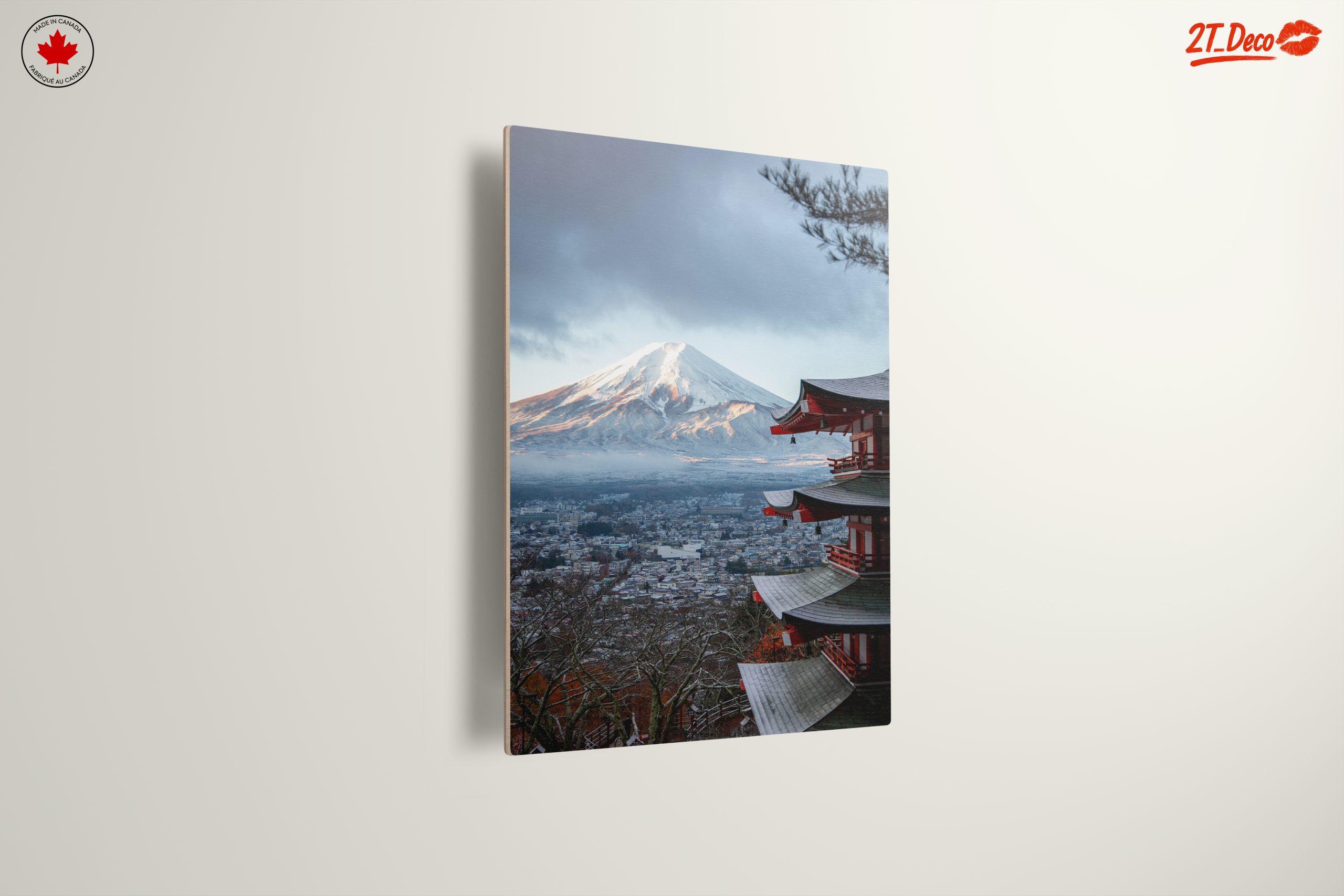 Stunning Mount Fuji Landscape with Pagoda - Image 13