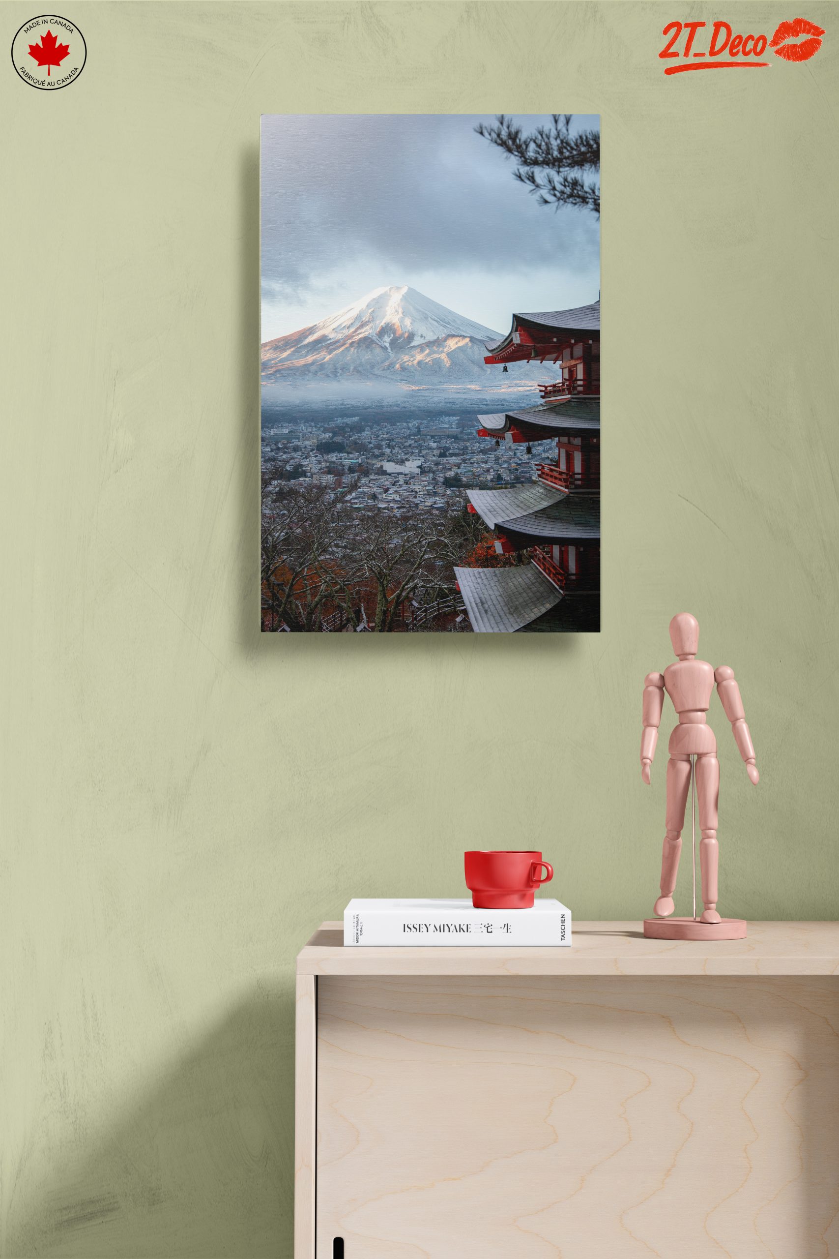 Stunning Mount Fuji Landscape with Pagoda - Image 14