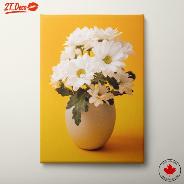 Beautiful White Flowers in a Vase
