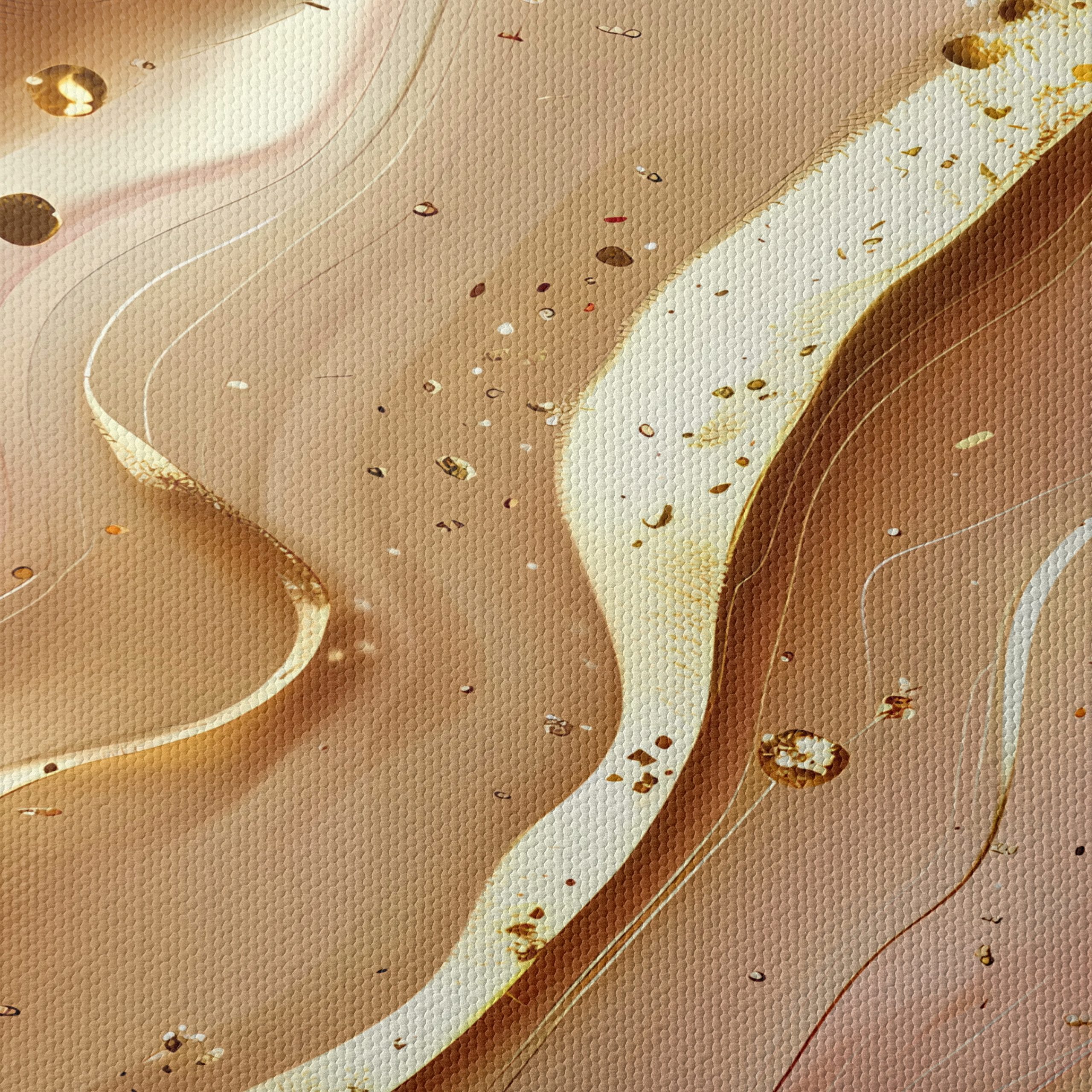 Elegant Gold Swirls Abstract Art - Image 4