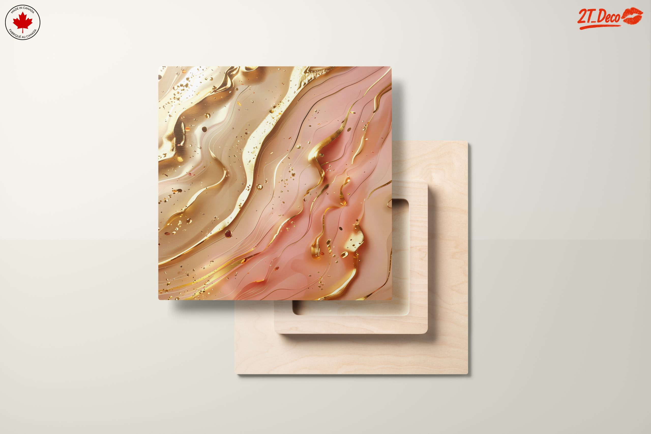 Elegant Gold Swirls Abstract Art - Image 11